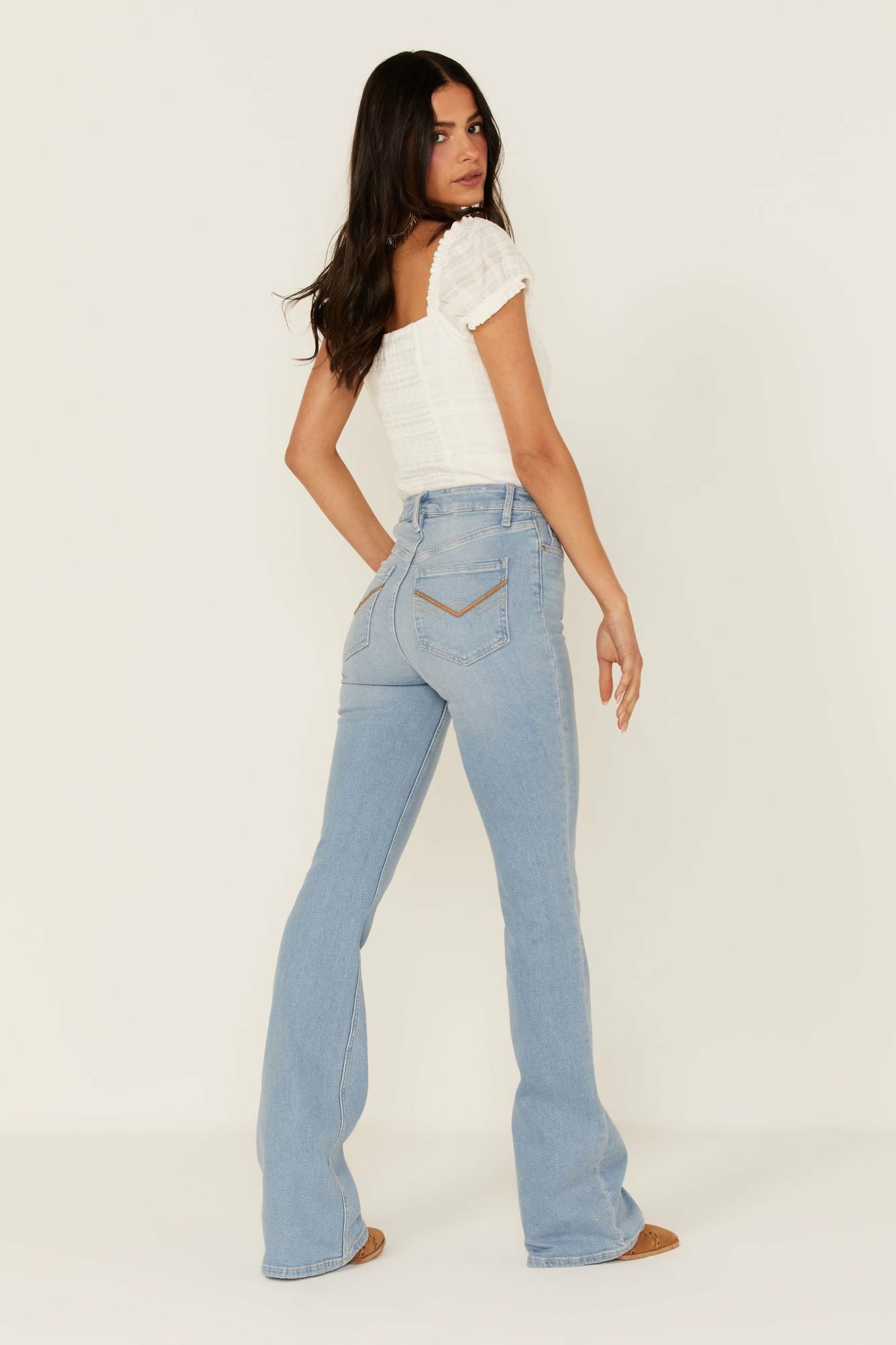 Idyllwind Light Wash Laredo High Rise Rebel Bootcut Jeans Light Wash