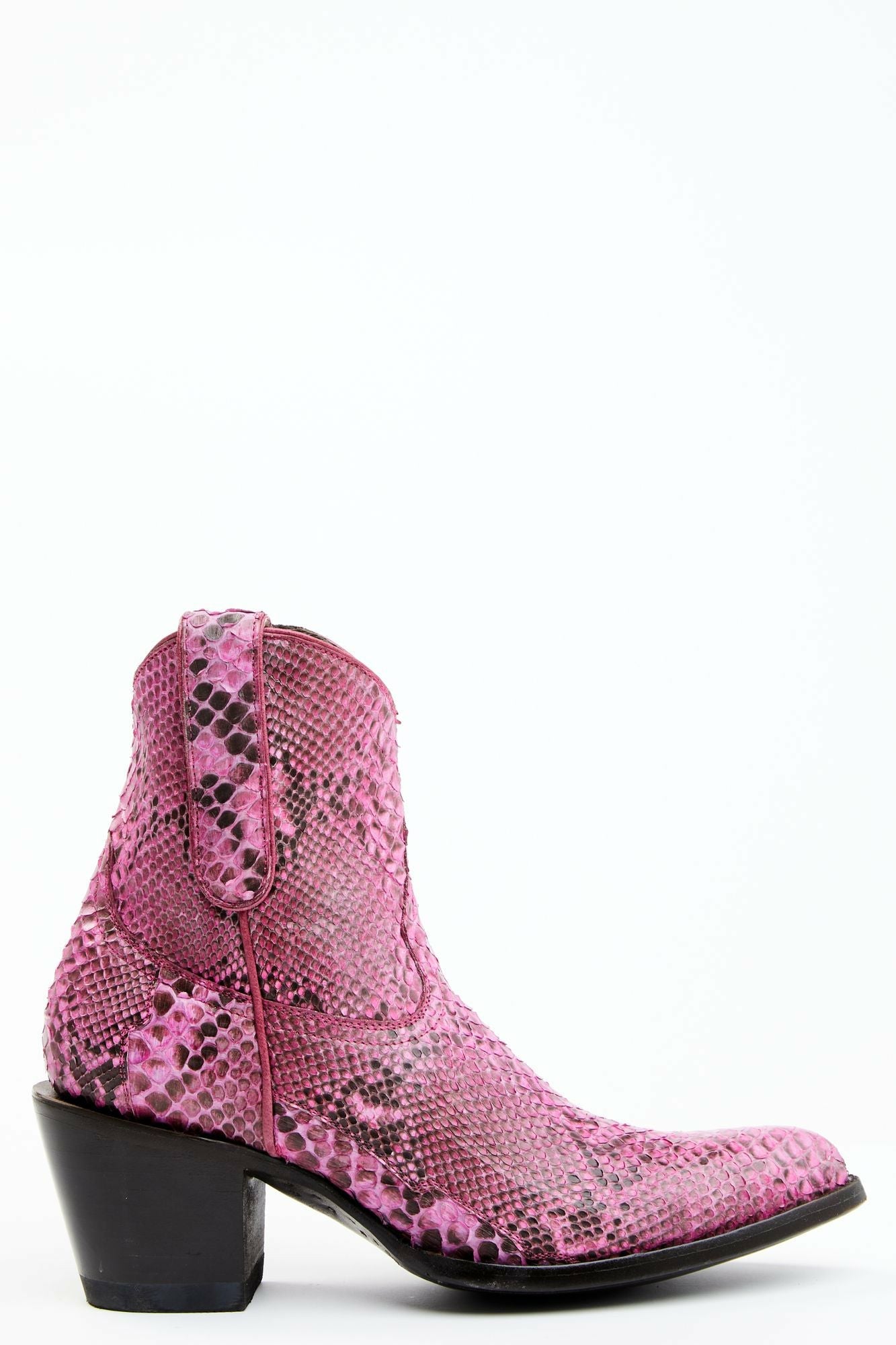 Idyllwind Exotic Python Western Bootie - Round Toe Pink