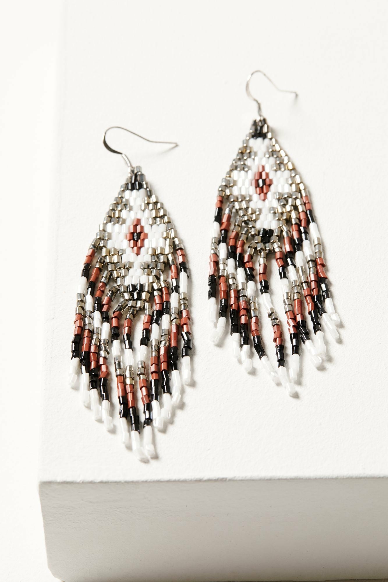 Idyllwind Trousdale Beaded Fringe Earrings Turquoise