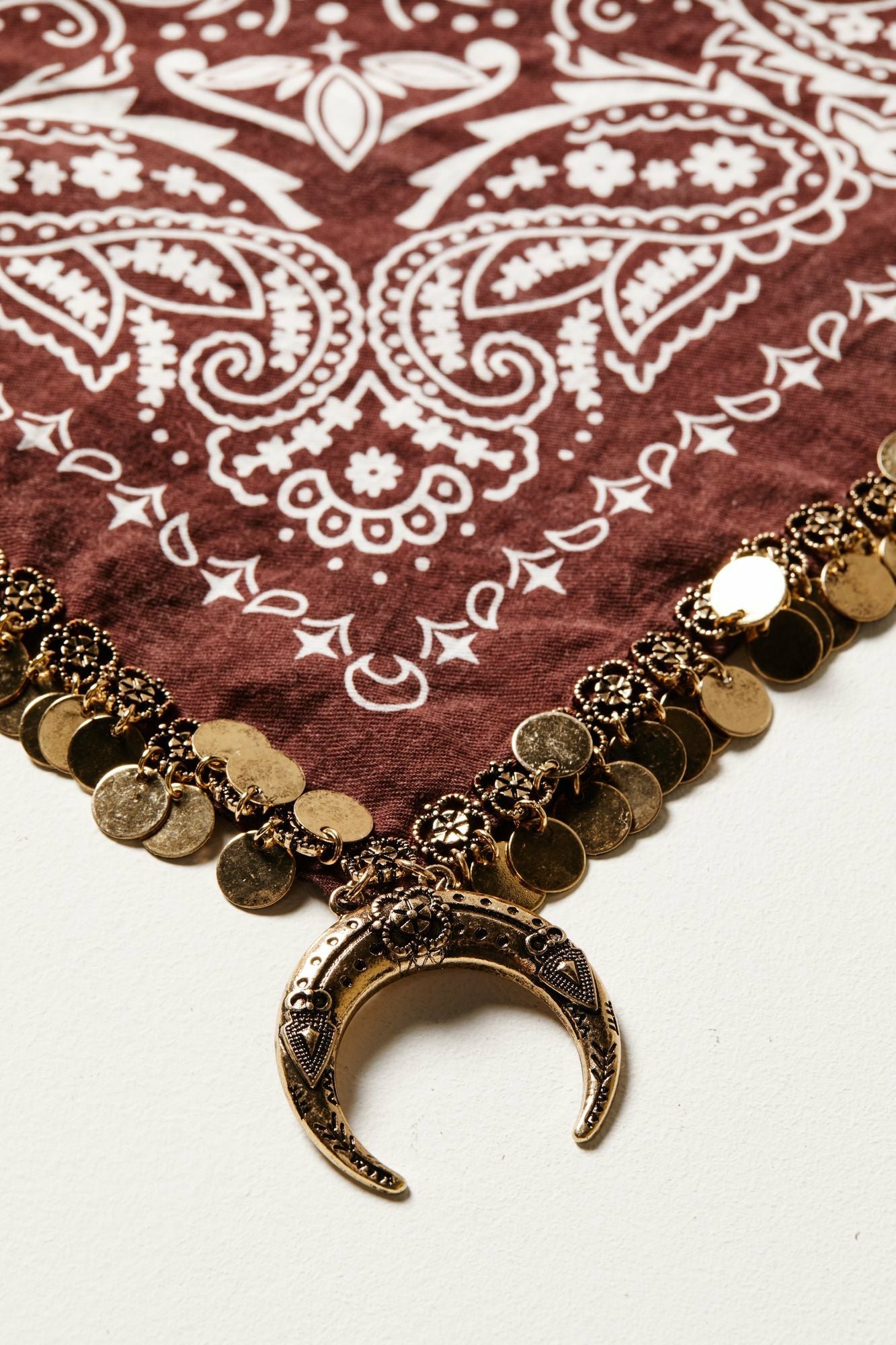 Idyllwind Brandywine Bandana Chain Necklace Red