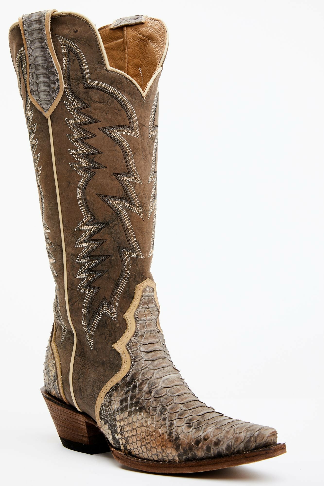 Idyllwind Triad Western Tall Boot - Snip Toe Brown