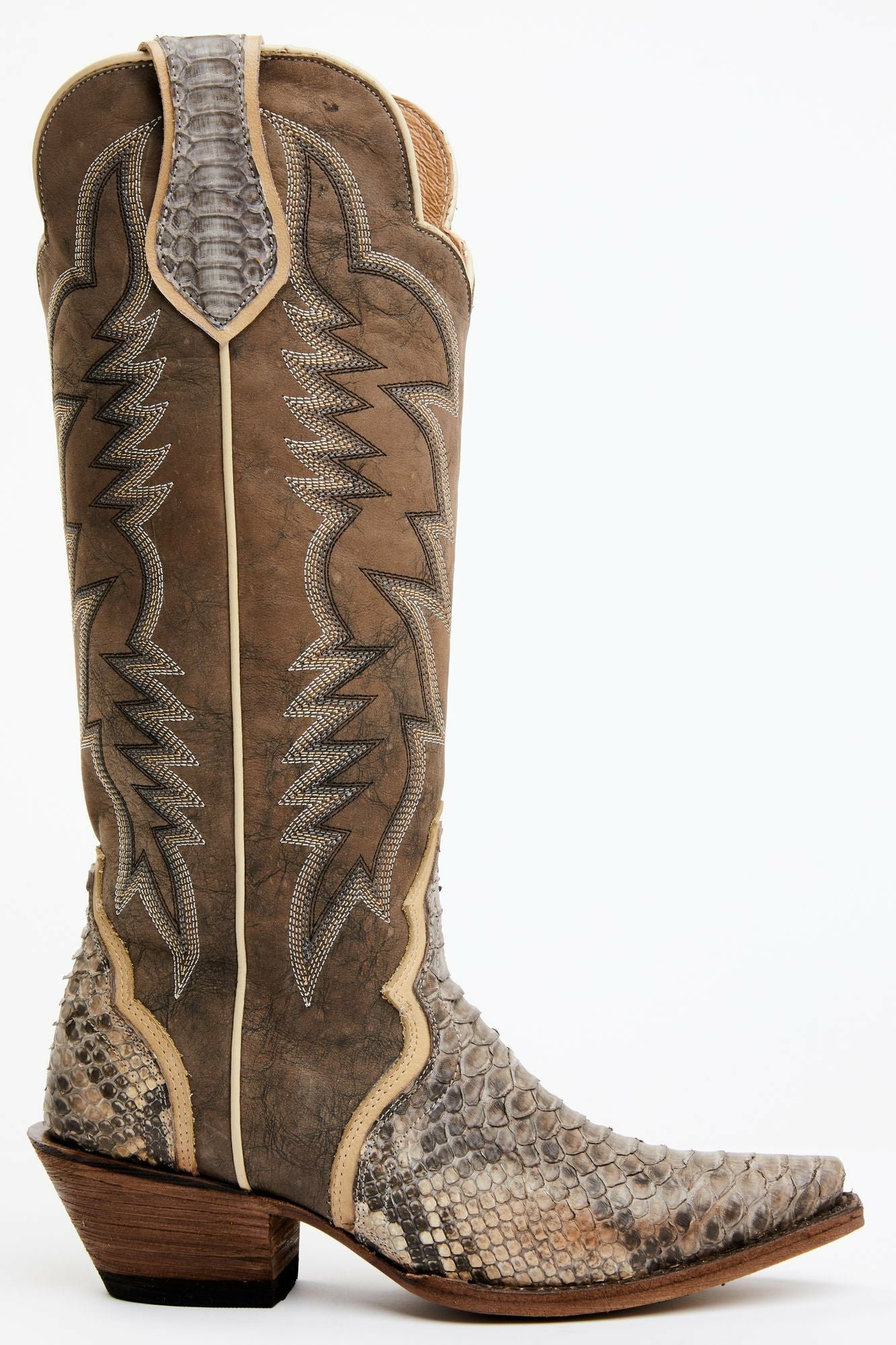 Idyllwind Triad Western Tall Boot - Snip Toe Brown