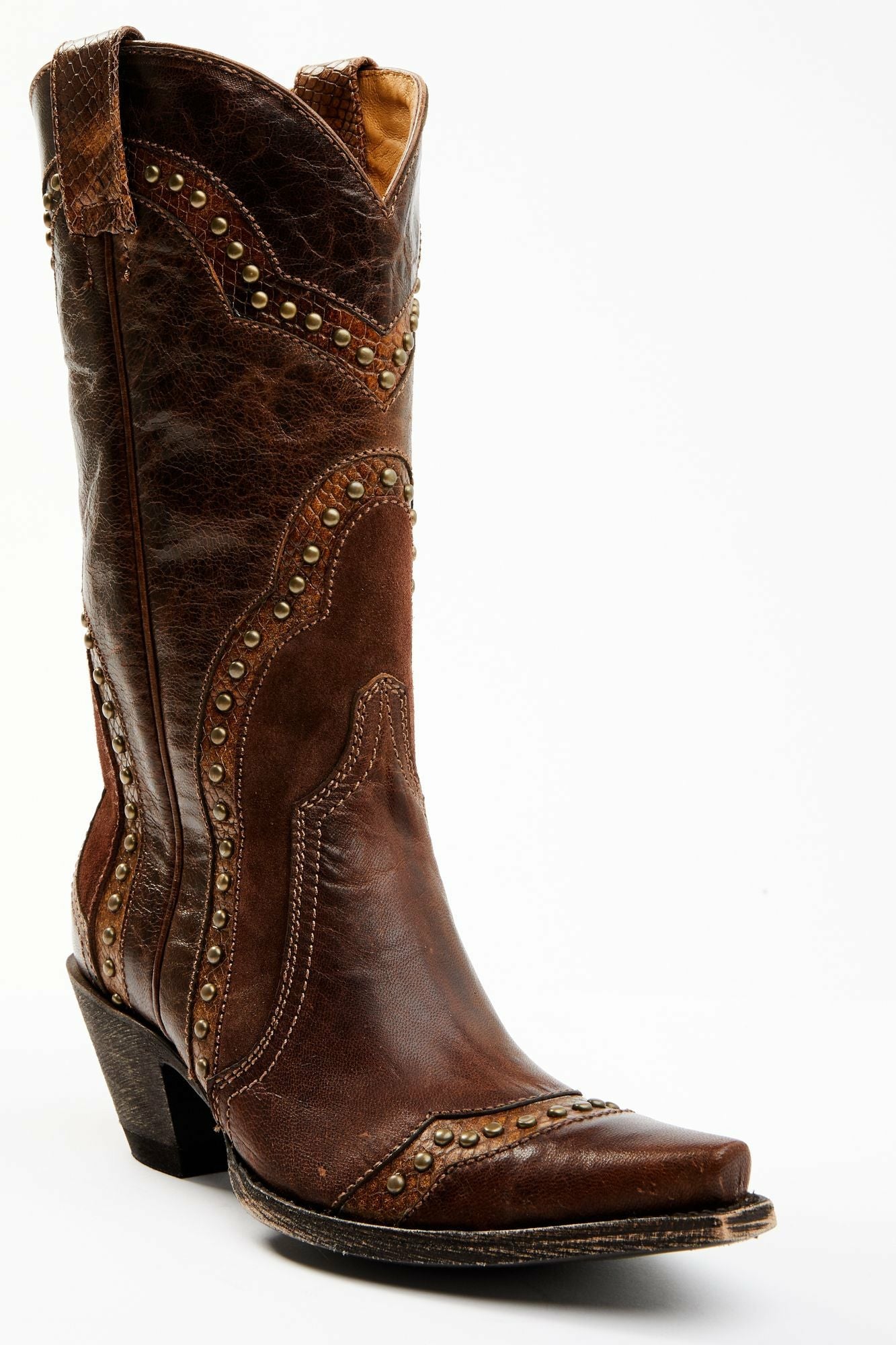 Idyllwind Whirl Western Boot - Snip Toe Brown