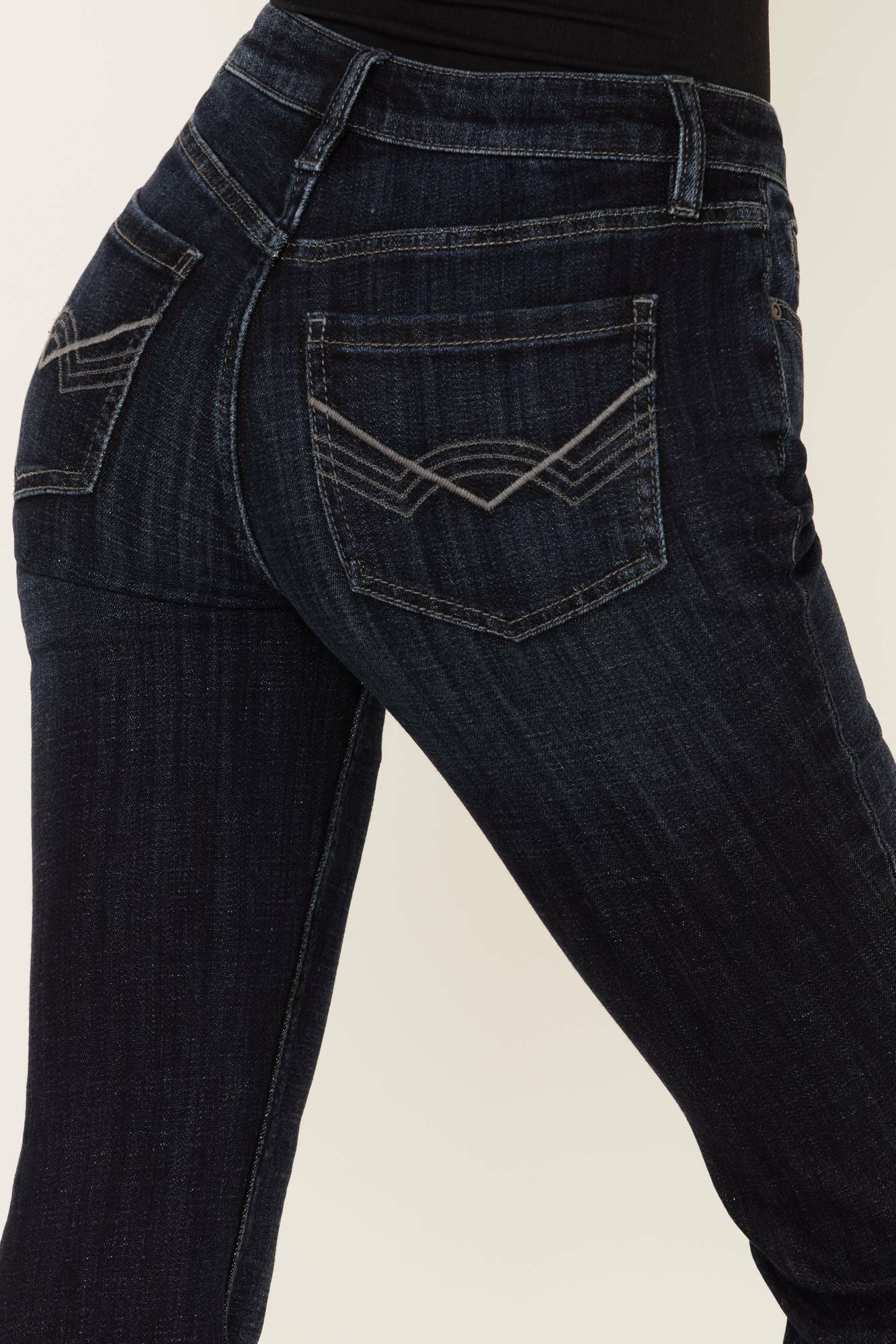 Idyllwind Hickory Place Dark Wash High Risin' Slit Bootcut Jeans Dark Wash