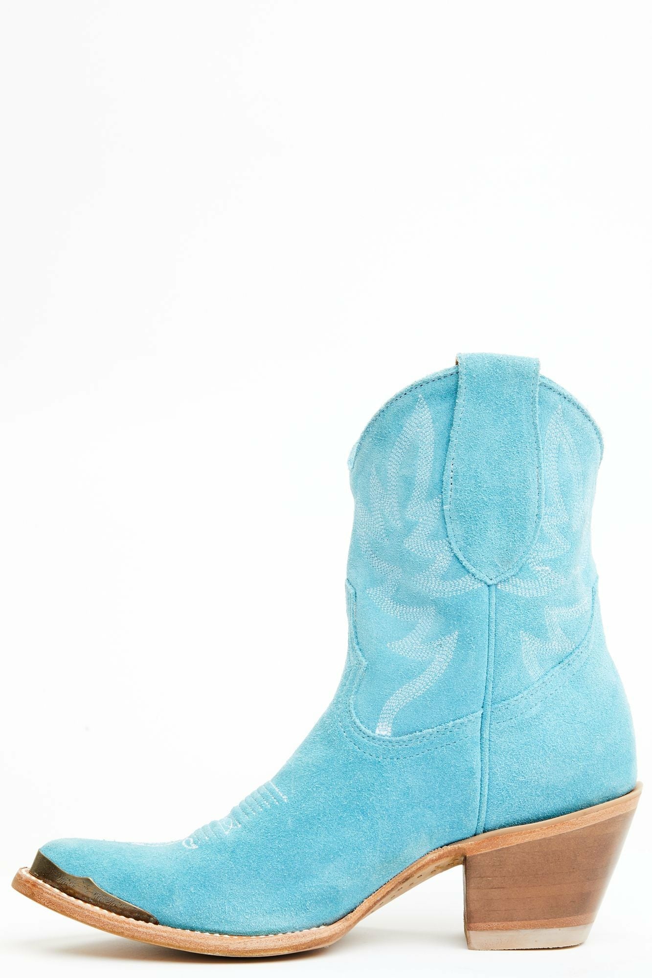 Idyllwind Wheels Bluebird Suede Fashion Western Booties - Round Toe Blue