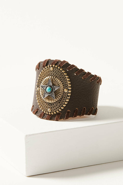 Idyllwind Abernathy Leather Cuff Bracelet Multi