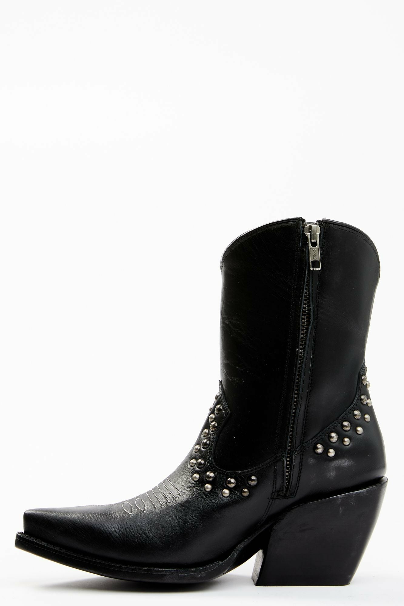 Idyllwind Studded Fringe Day Trip Cowgirl Boots - Snip Toe Black