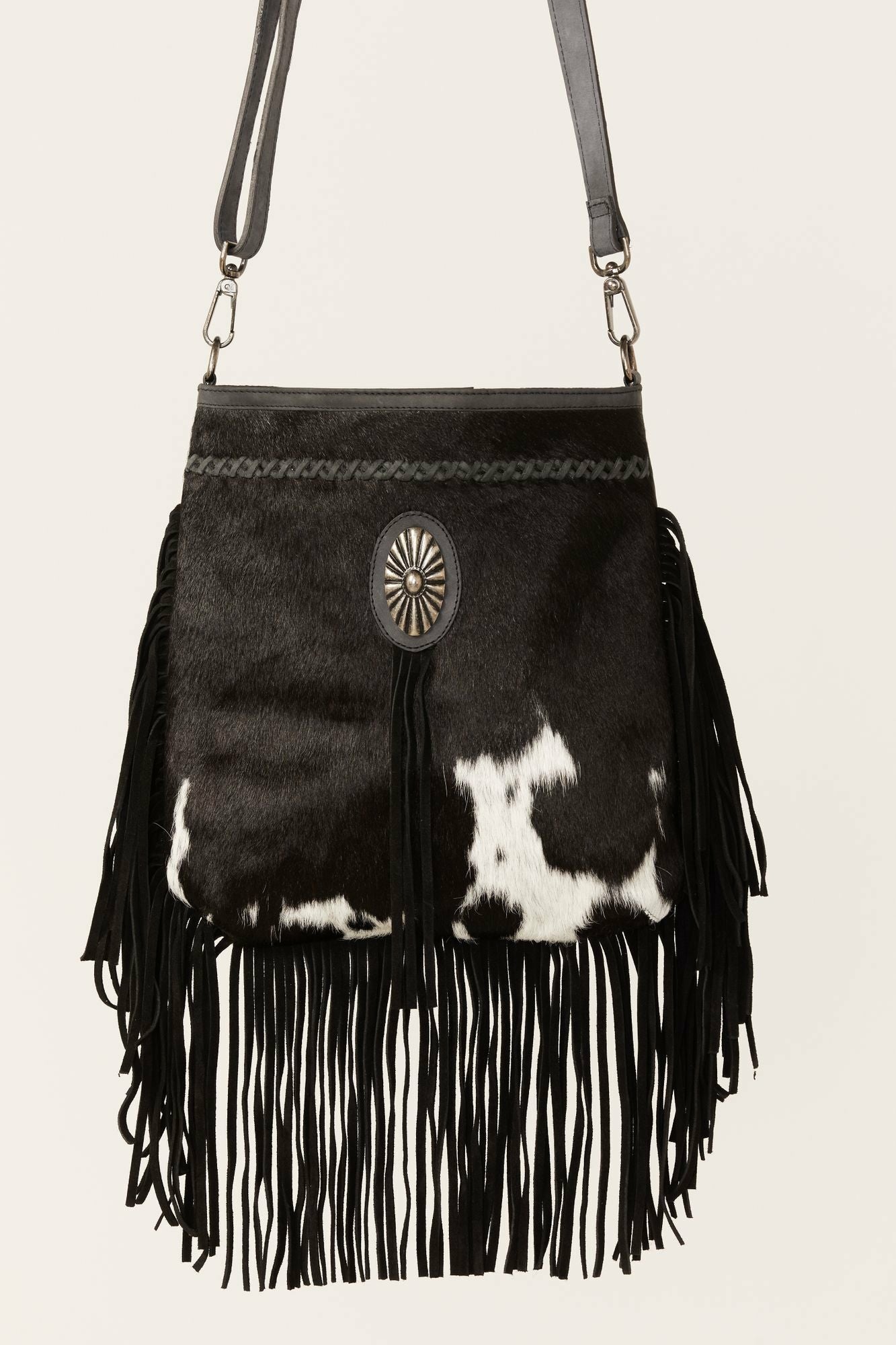 Idyllwind Cosmic Cowgirl Fringe Handbag Cream/black