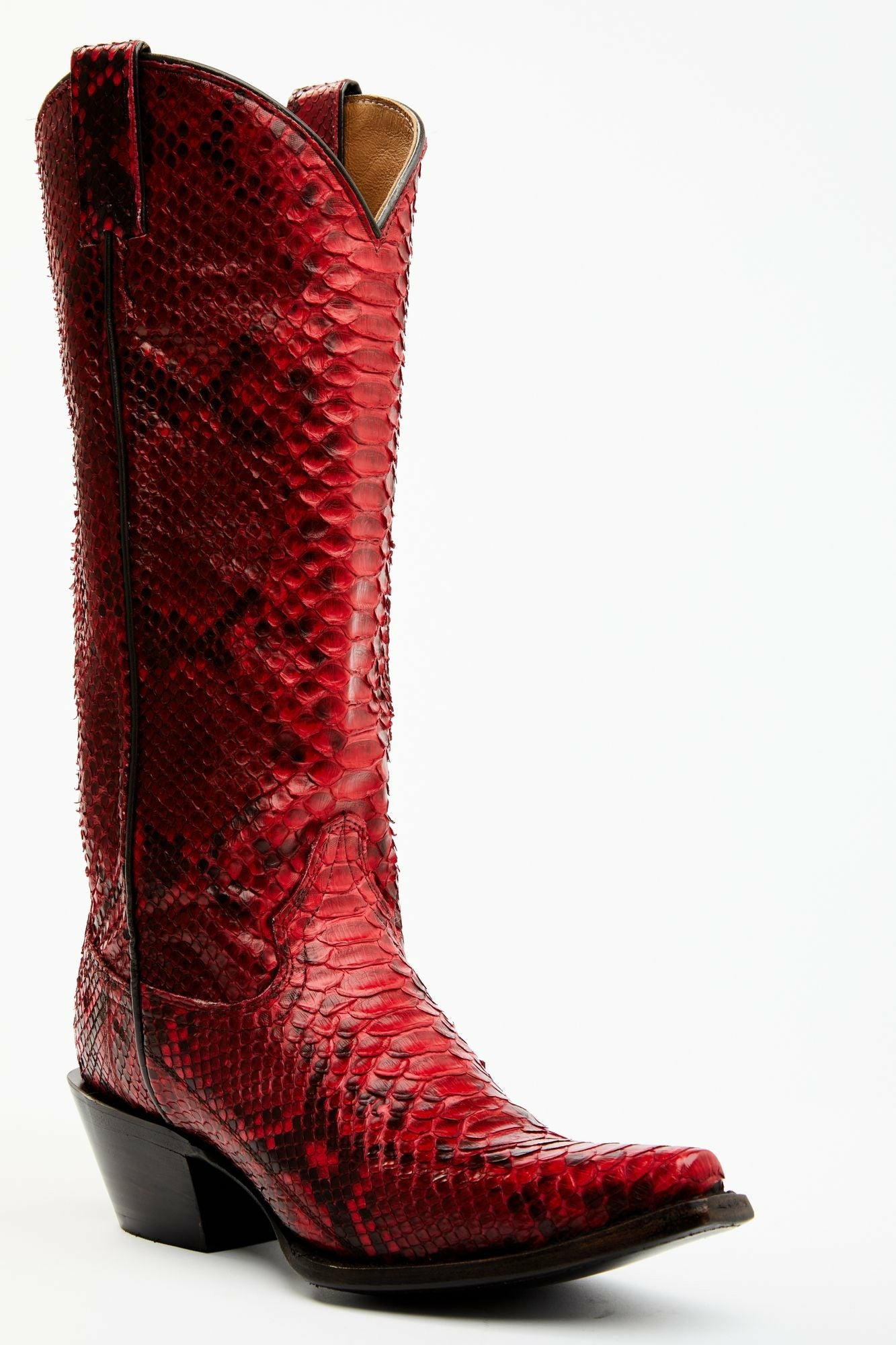 Idyllwind Slay Red Python Tall Western Boots - Snip Toe Red