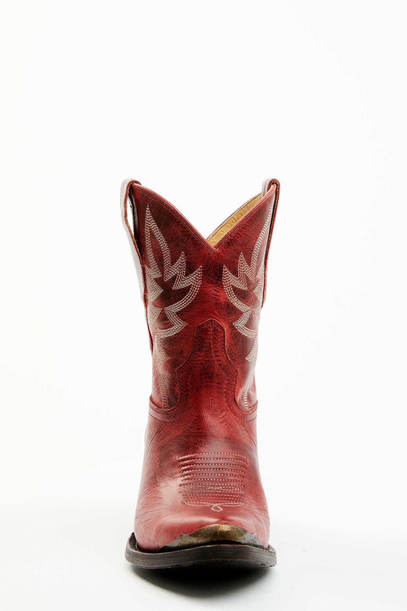 Idyllwind Wheels Red Leather Western Booties - Round Toe Red
