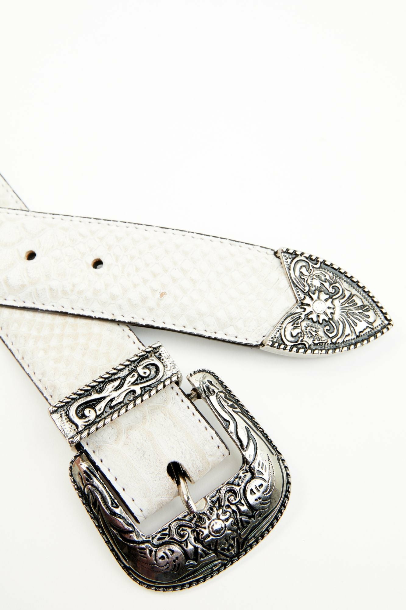 Idyllwind Strut Western Belt Ivory