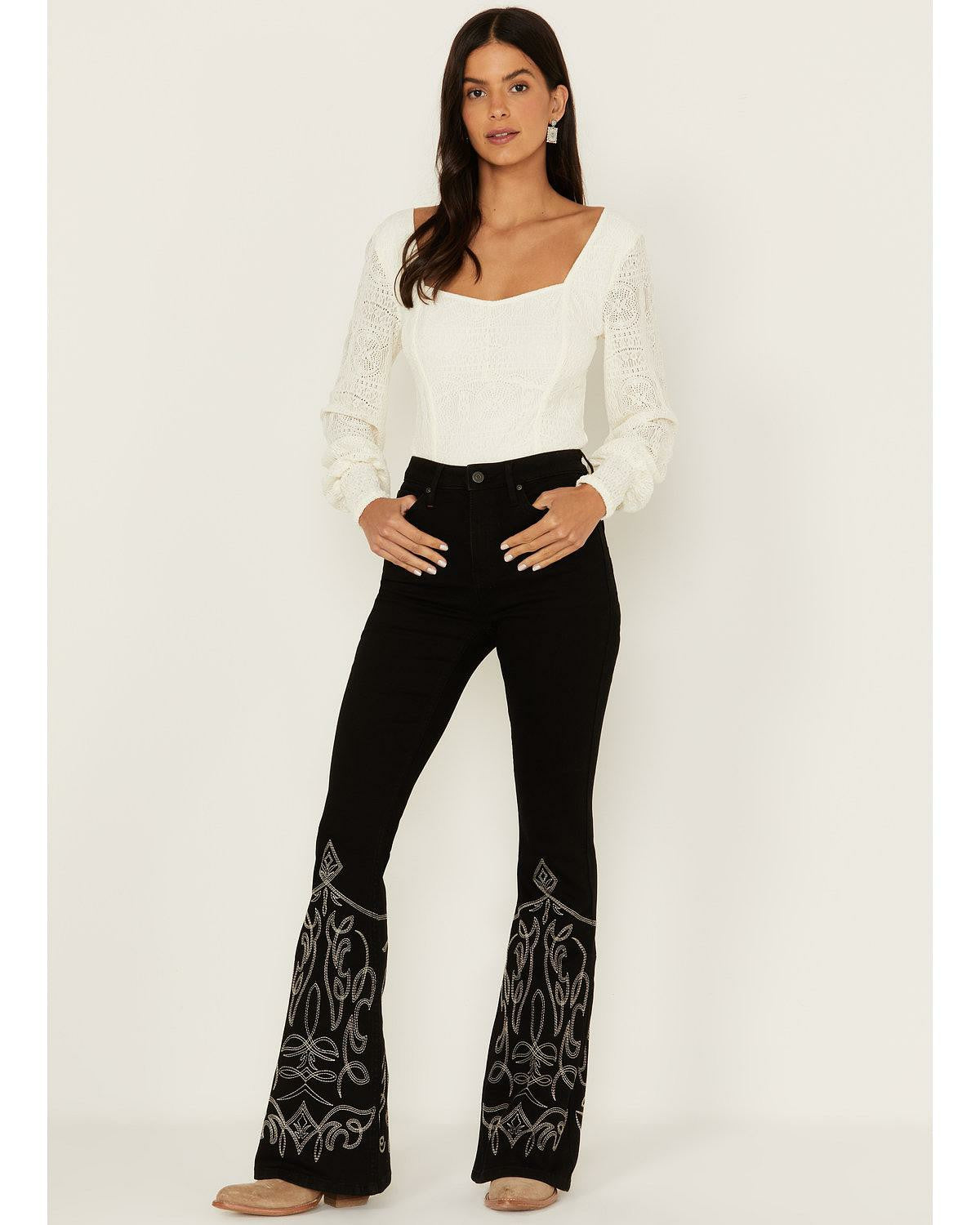Idyllwind Saddle Drive High Rise Bootcut Jeans Black