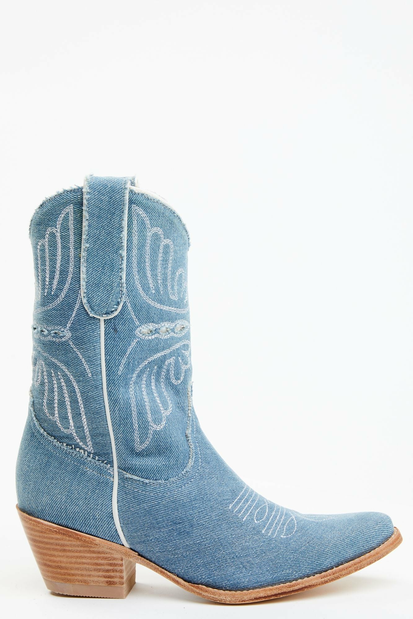 Idyllwind Aces Denim Deux Western Boots - Pointed Toe Blue