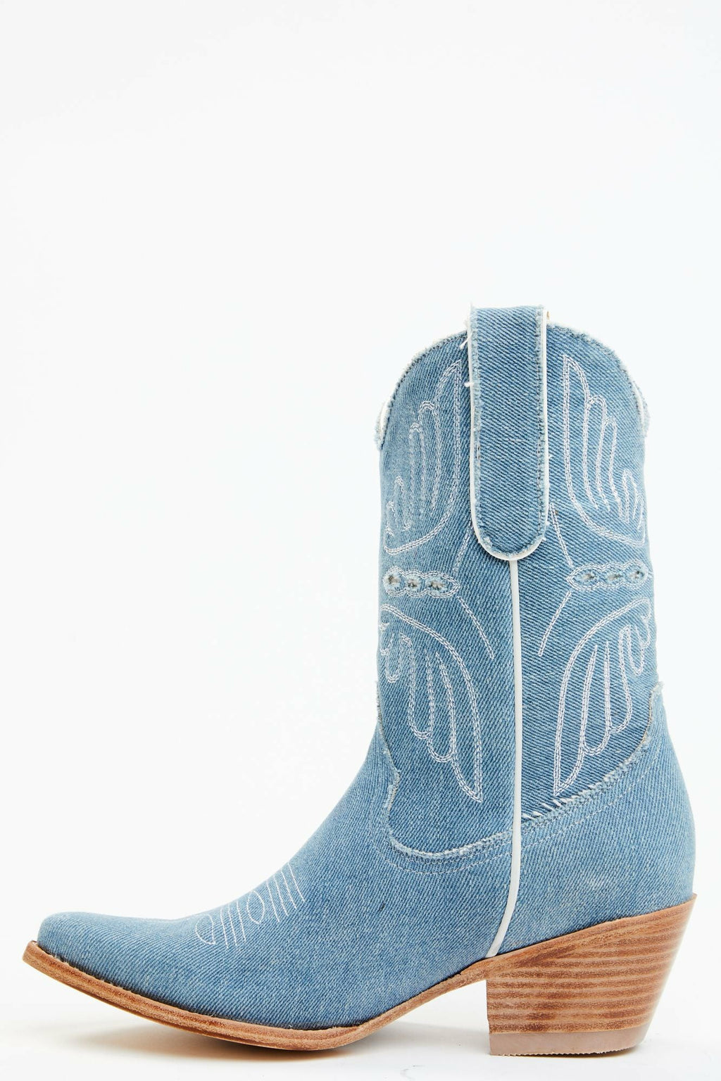 Idyllwind Aces Denim Deux Western Boots - Pointed Toe Blue