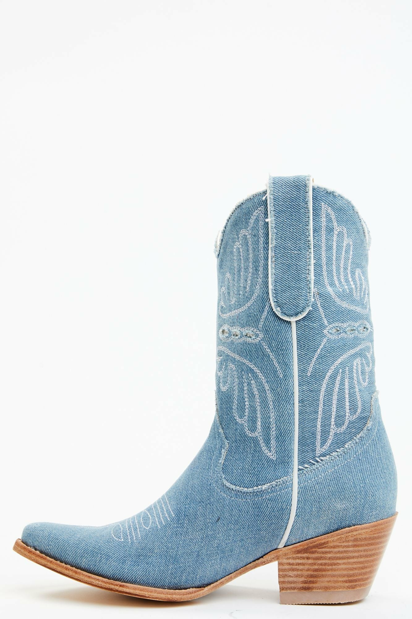 Idyllwind Aces Denim Deux Western Boots - Pointed Toe Blue
