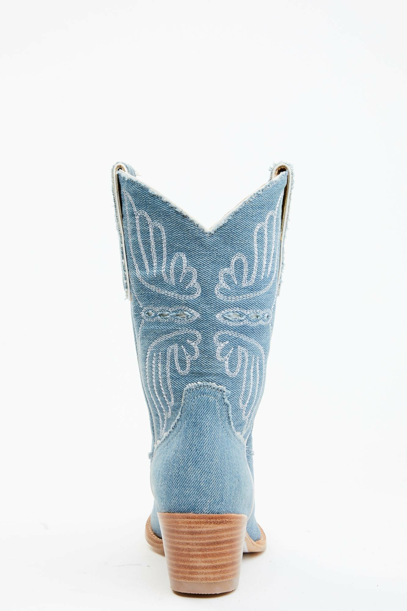 Idyllwind Aces Denim Deux Western Boots - Pointed Toe Blue