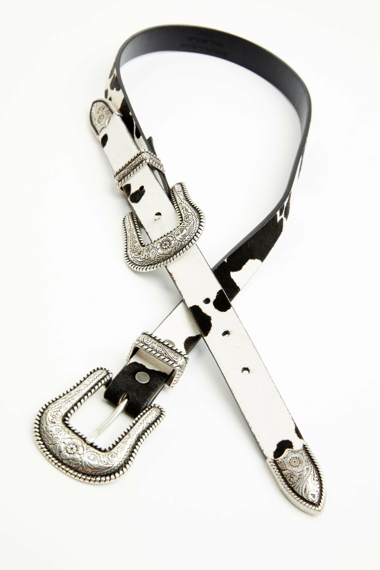 Idyllwind Double Down Western Double Buckle Belt Black