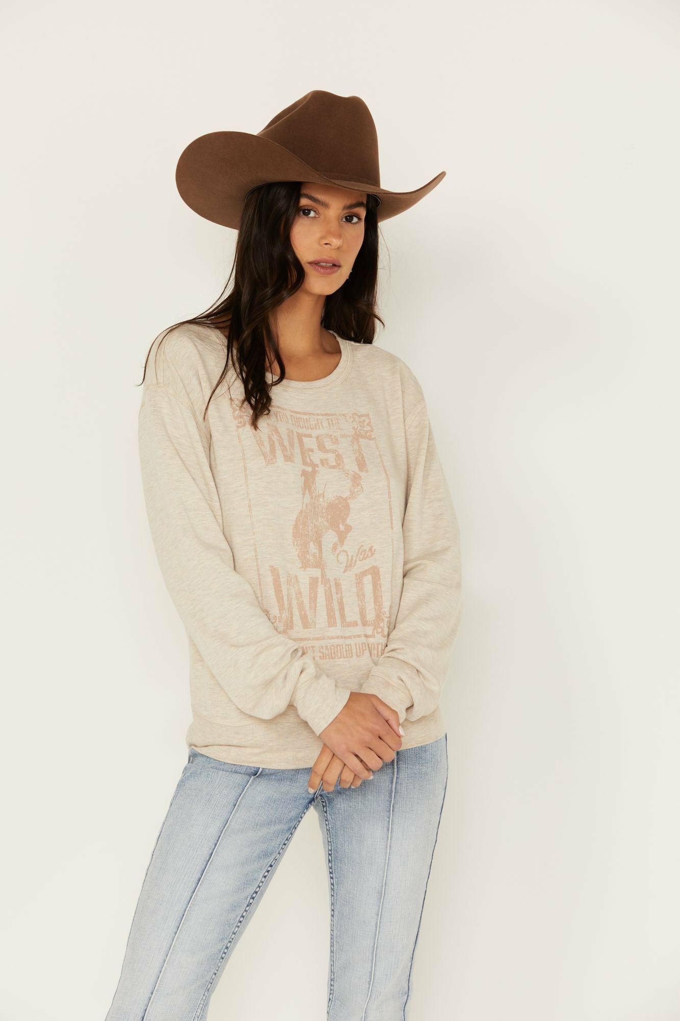 Idyllwind Wild West Graphic Sweatshirt Oatmeal