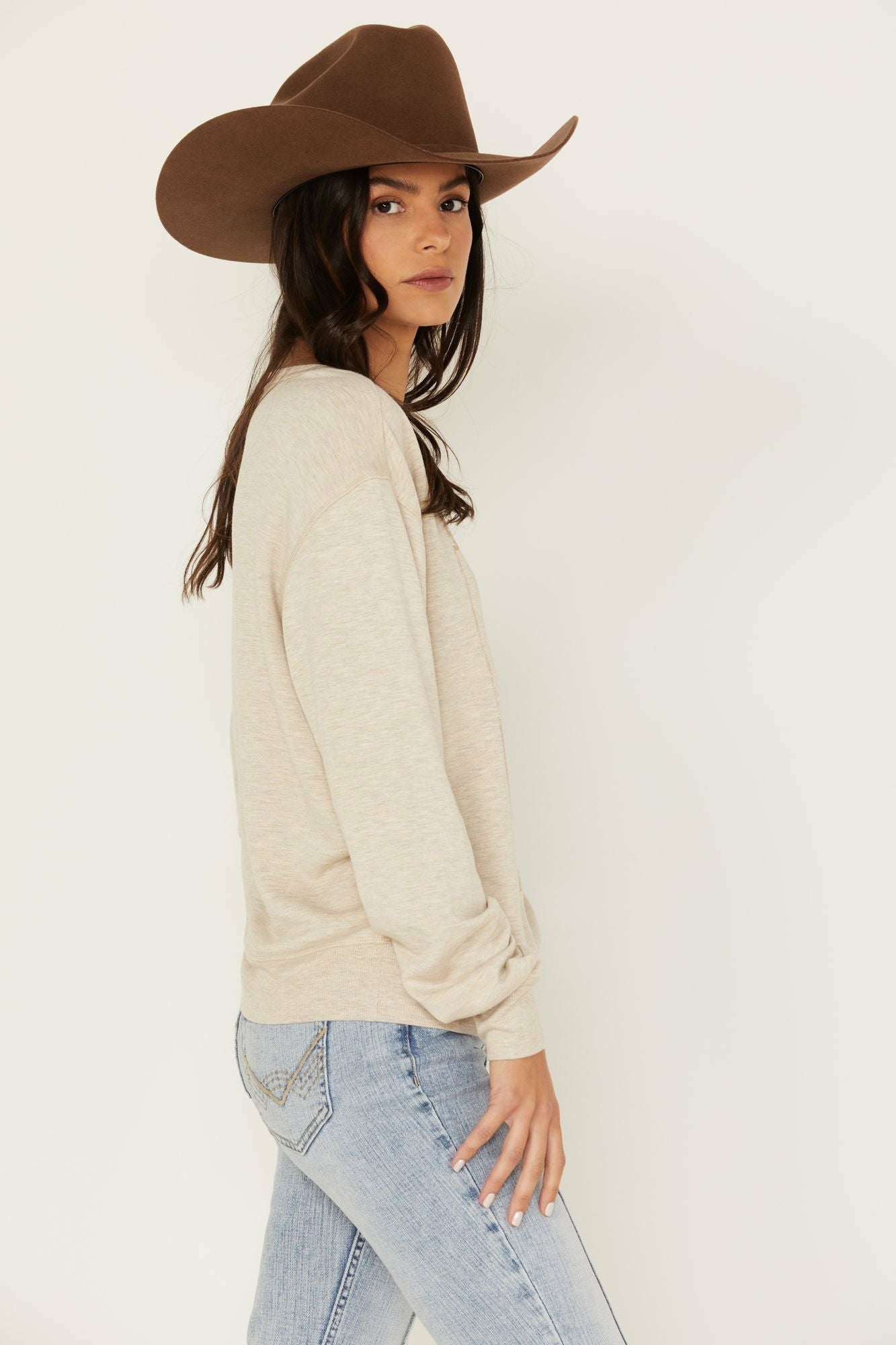 Idyllwind Wild West Graphic Sweatshirt Oatmeal