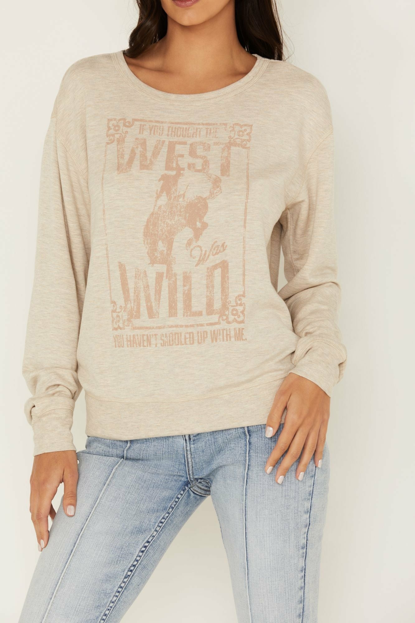 Idyllwind Wild West Graphic Sweatshirt Oatmeal