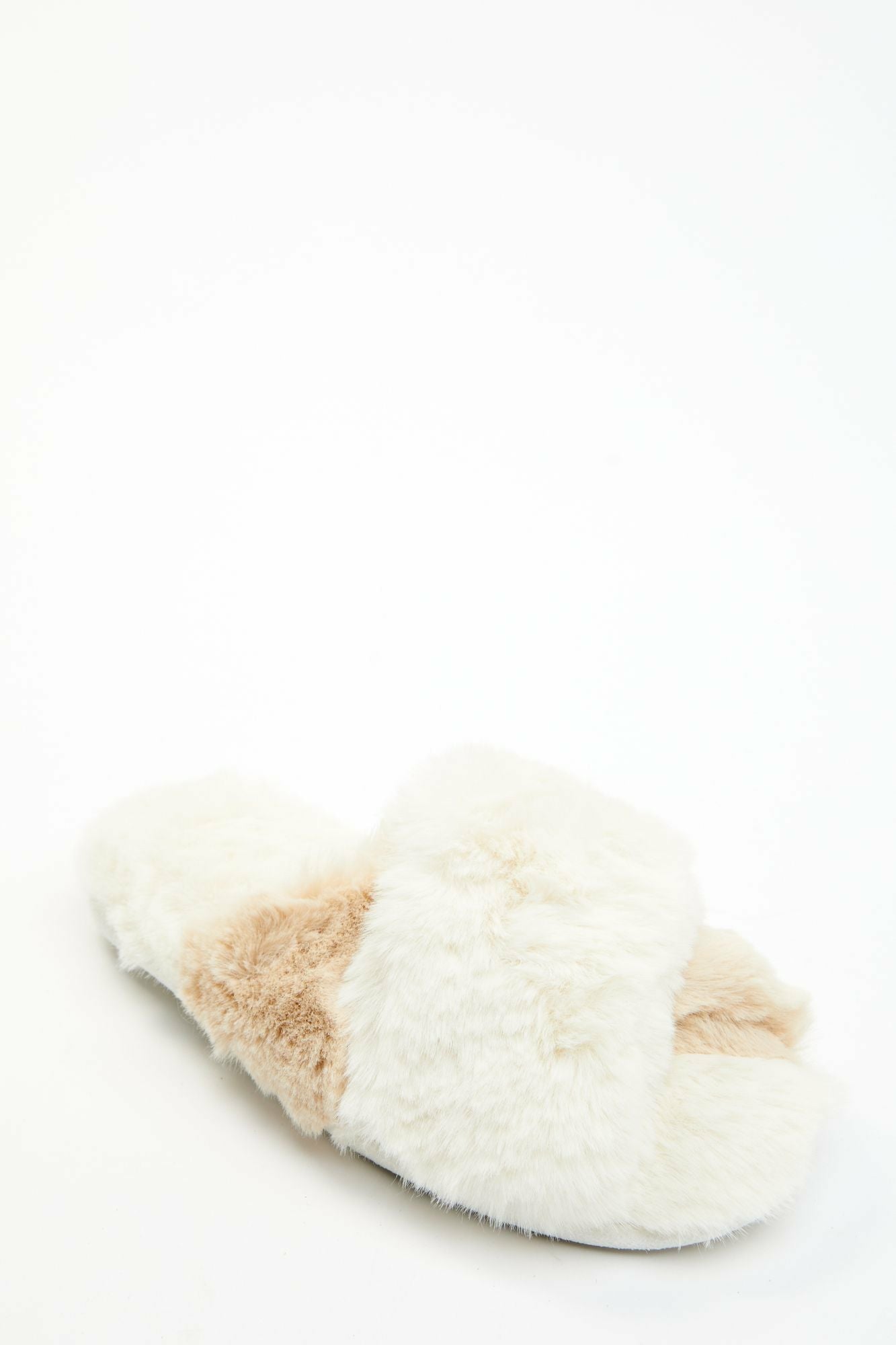 Idyllwind Aspen Cream Faux Fur Slippers Cream