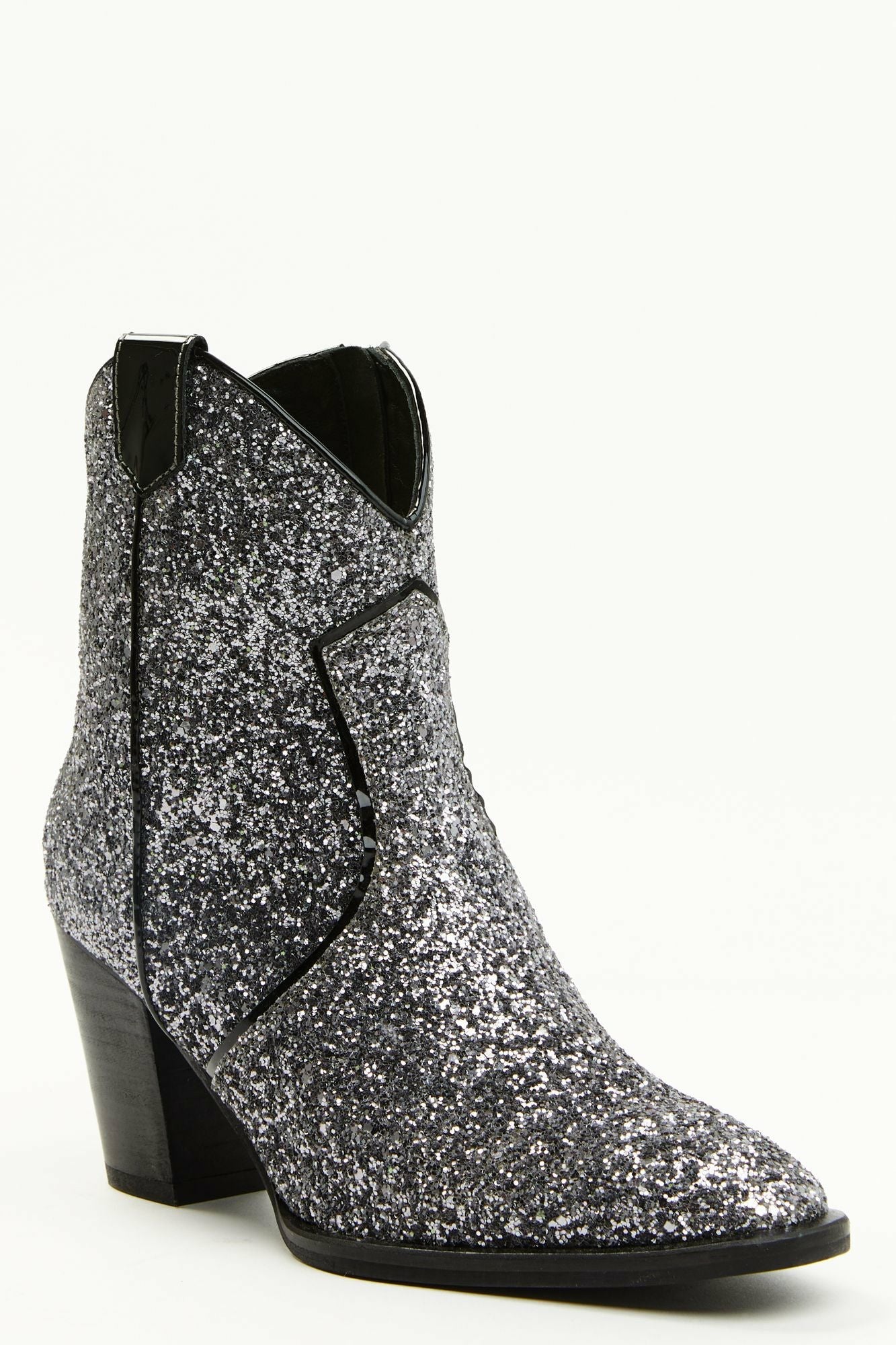 Idyllwind Stop and Stare Western Booties - Round Toe Silver