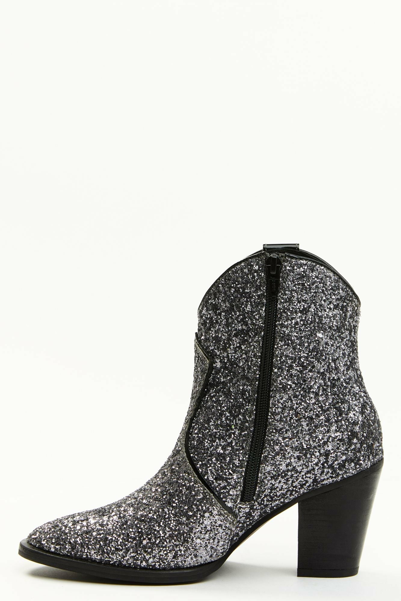 Idyllwind Stop and Stare Western Booties - Round Toe Silver