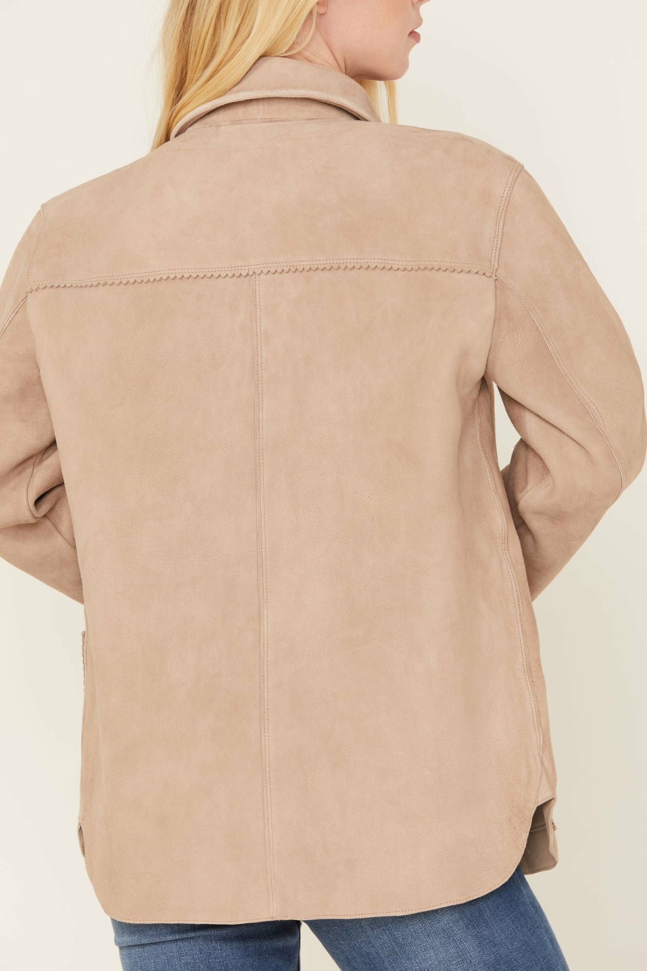 Idyllwind Daiseta Suede Shacket Jacket Beige/khaki
