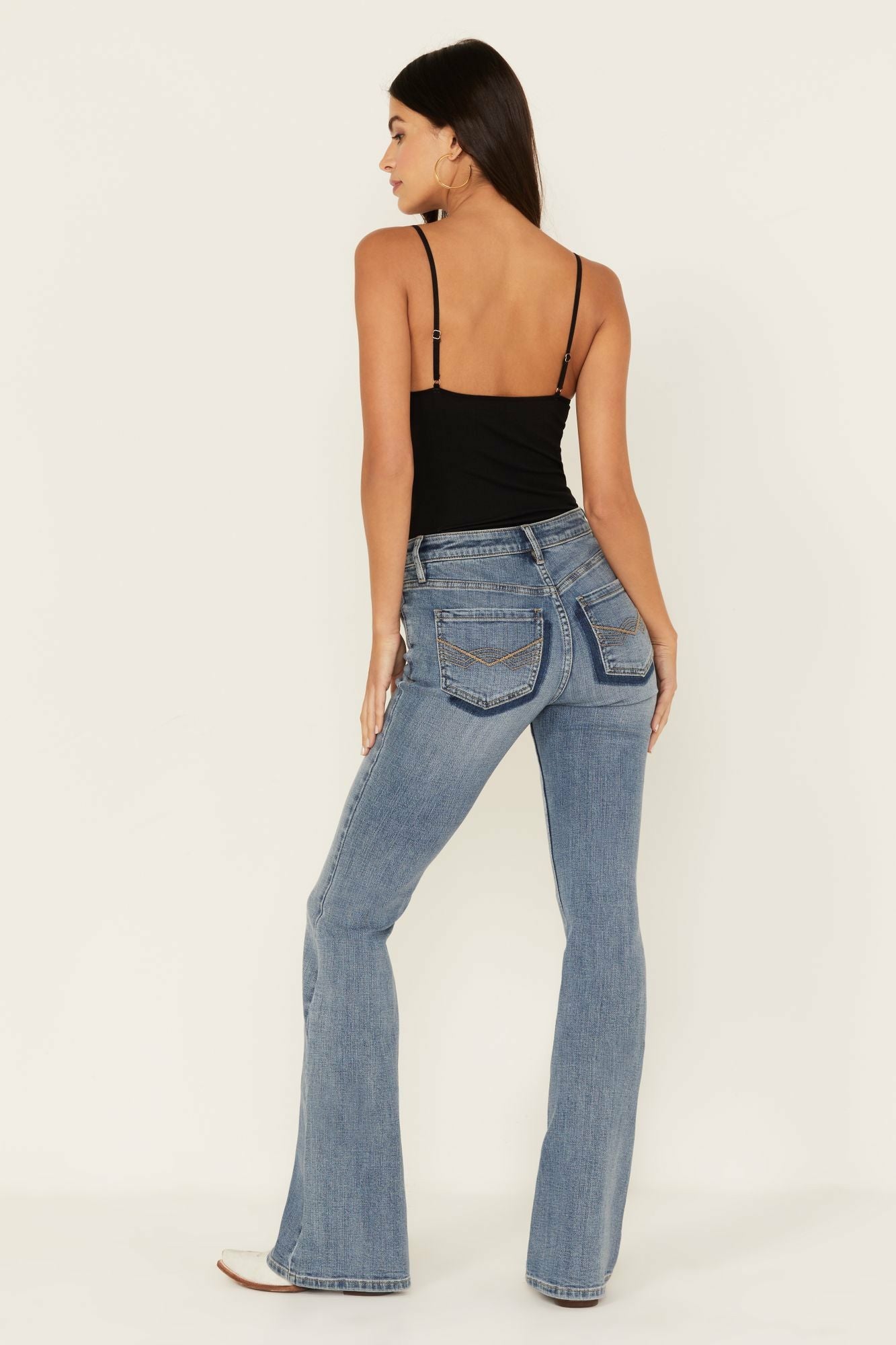 Idyllwind Amalie Light Wash Rebel Mid Rise Bootcut Jeans Light Wash
