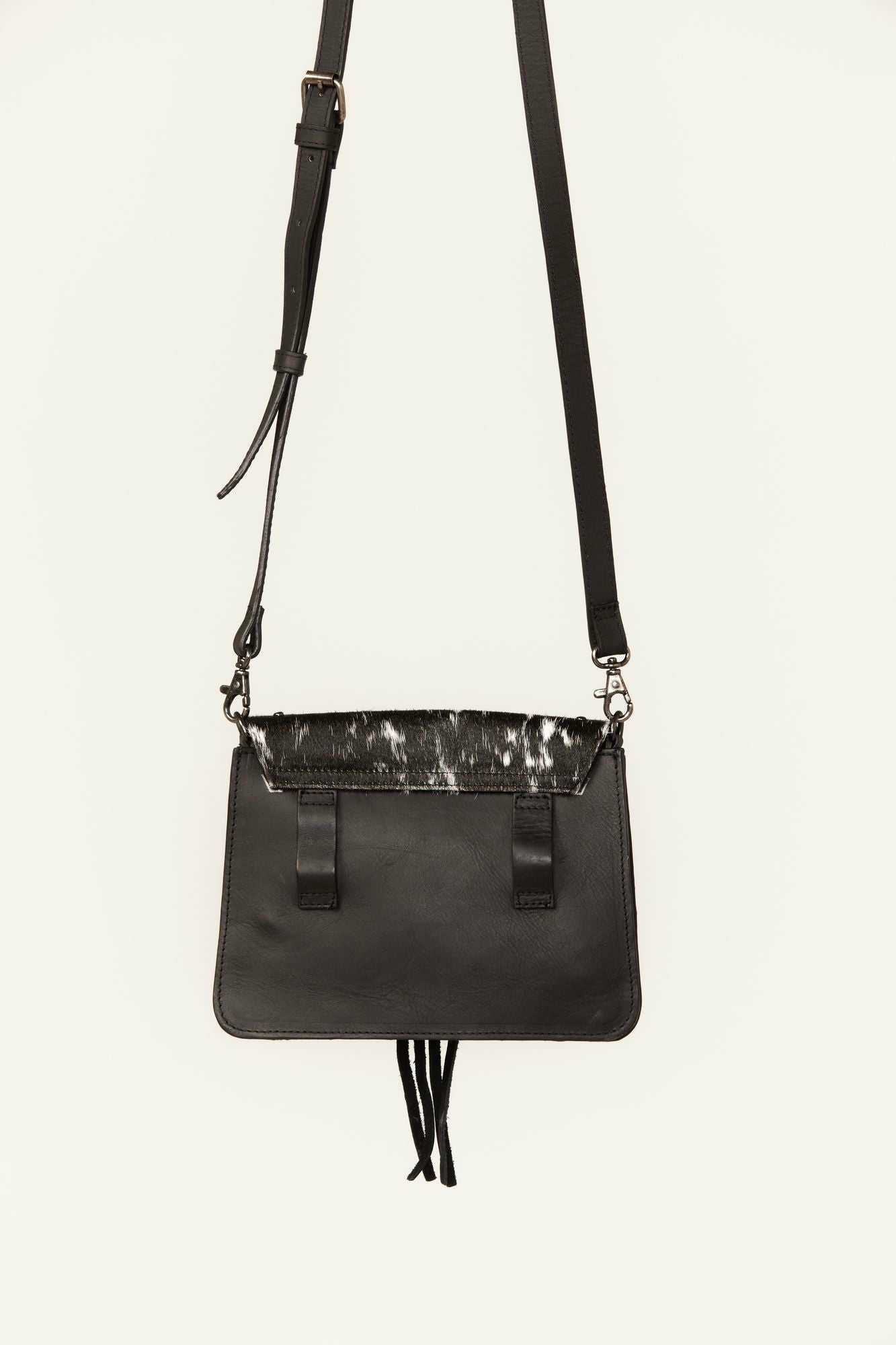 Idyllwind Laredo Cowhide Crossbody Handbag Black