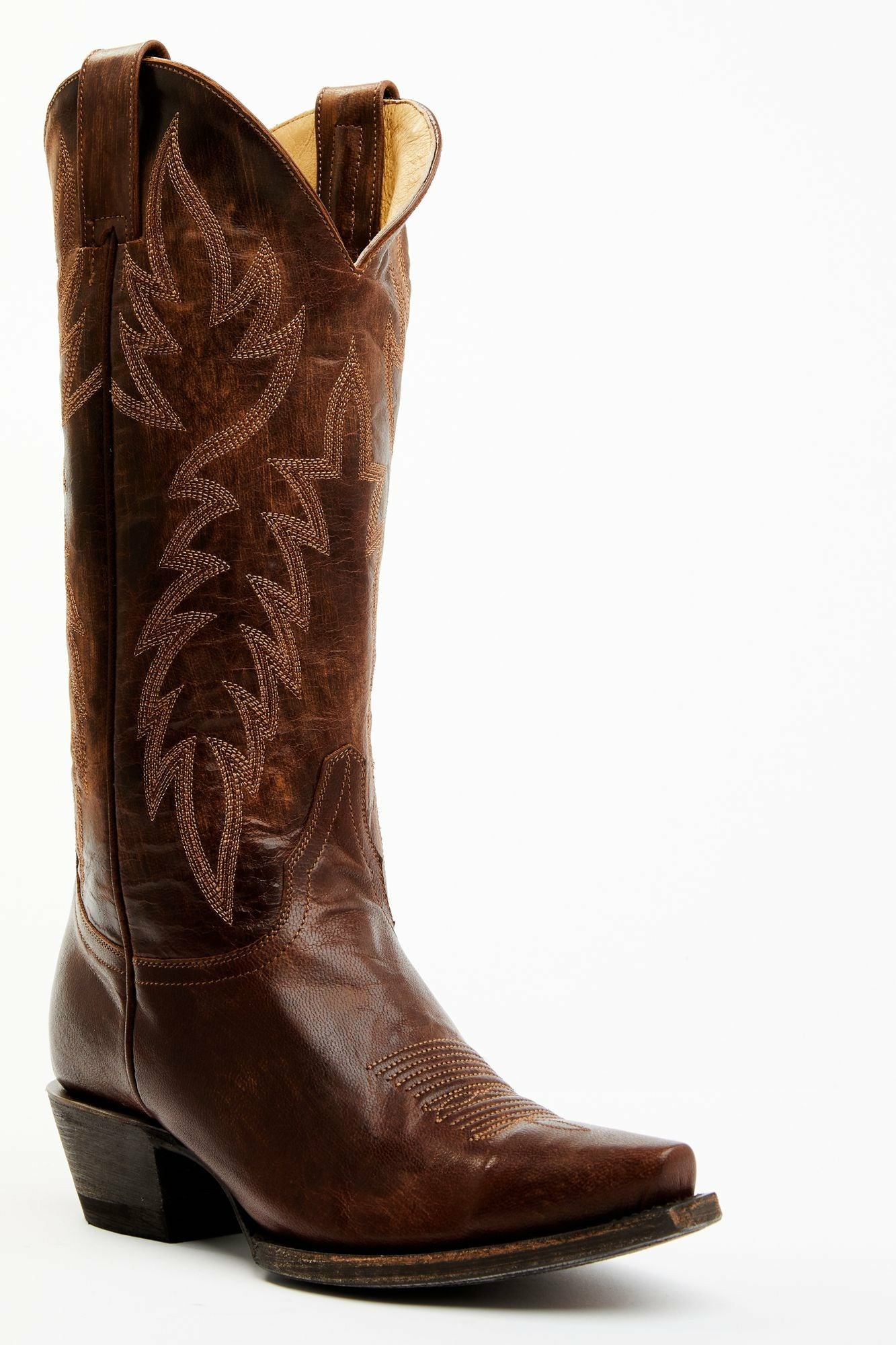 Idyllwind Wheeler Brass Brown Western Performance Boots - Snip Toe Brown