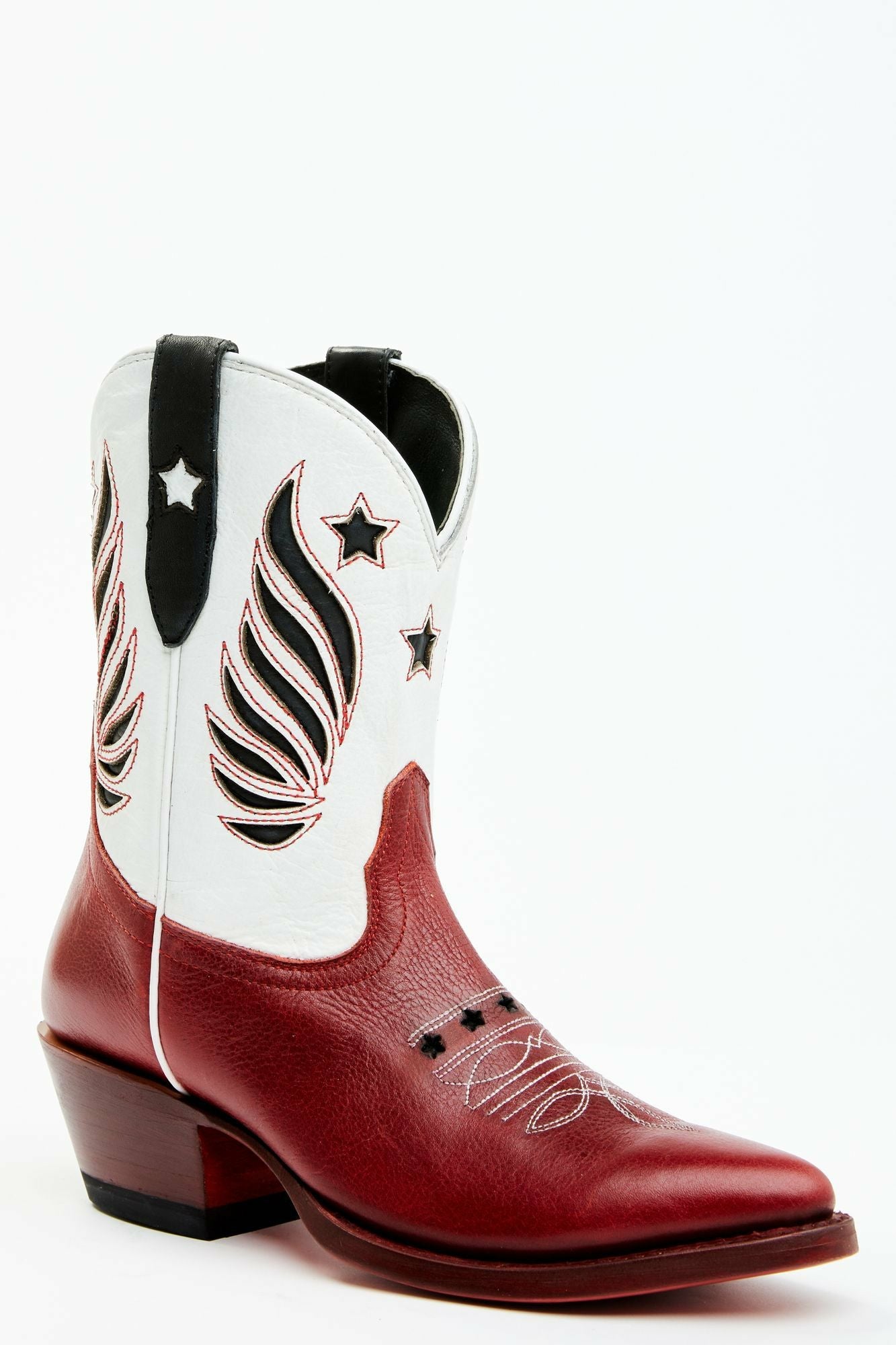 Idyllwind Roadie Western Booties - Round Toe Red