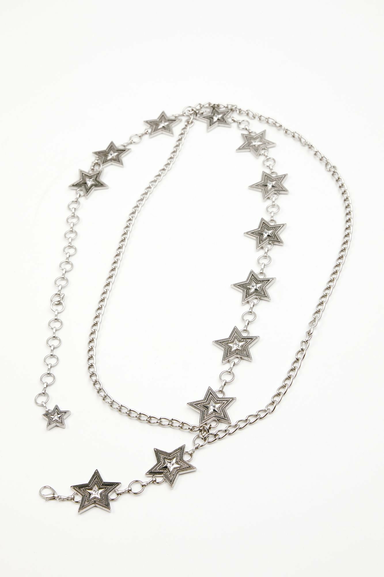 Idyllwind Starliner Drive Silver Chain Belt Silver