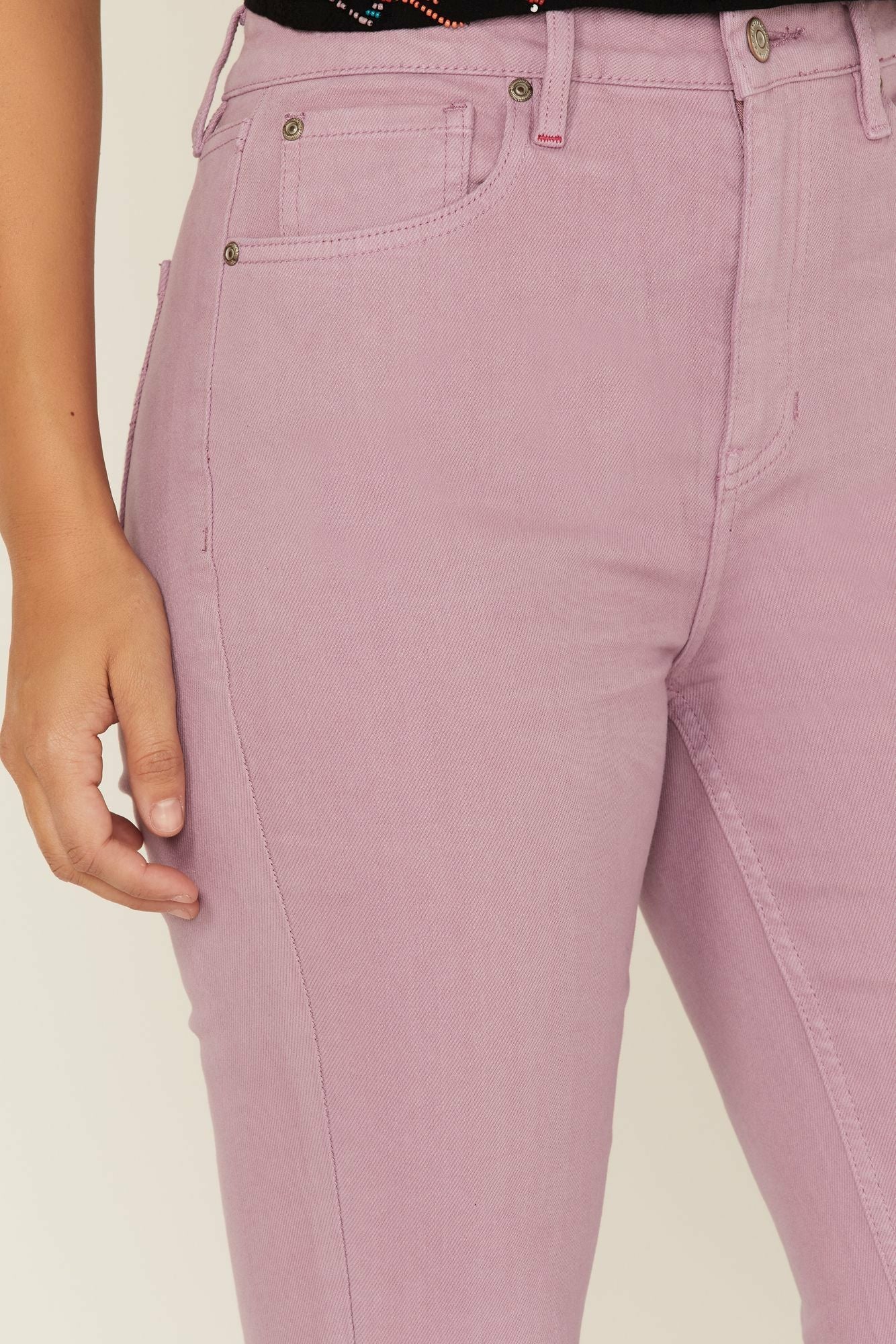 Idyllwind Dusty High Rise Flare Jeans Mauve