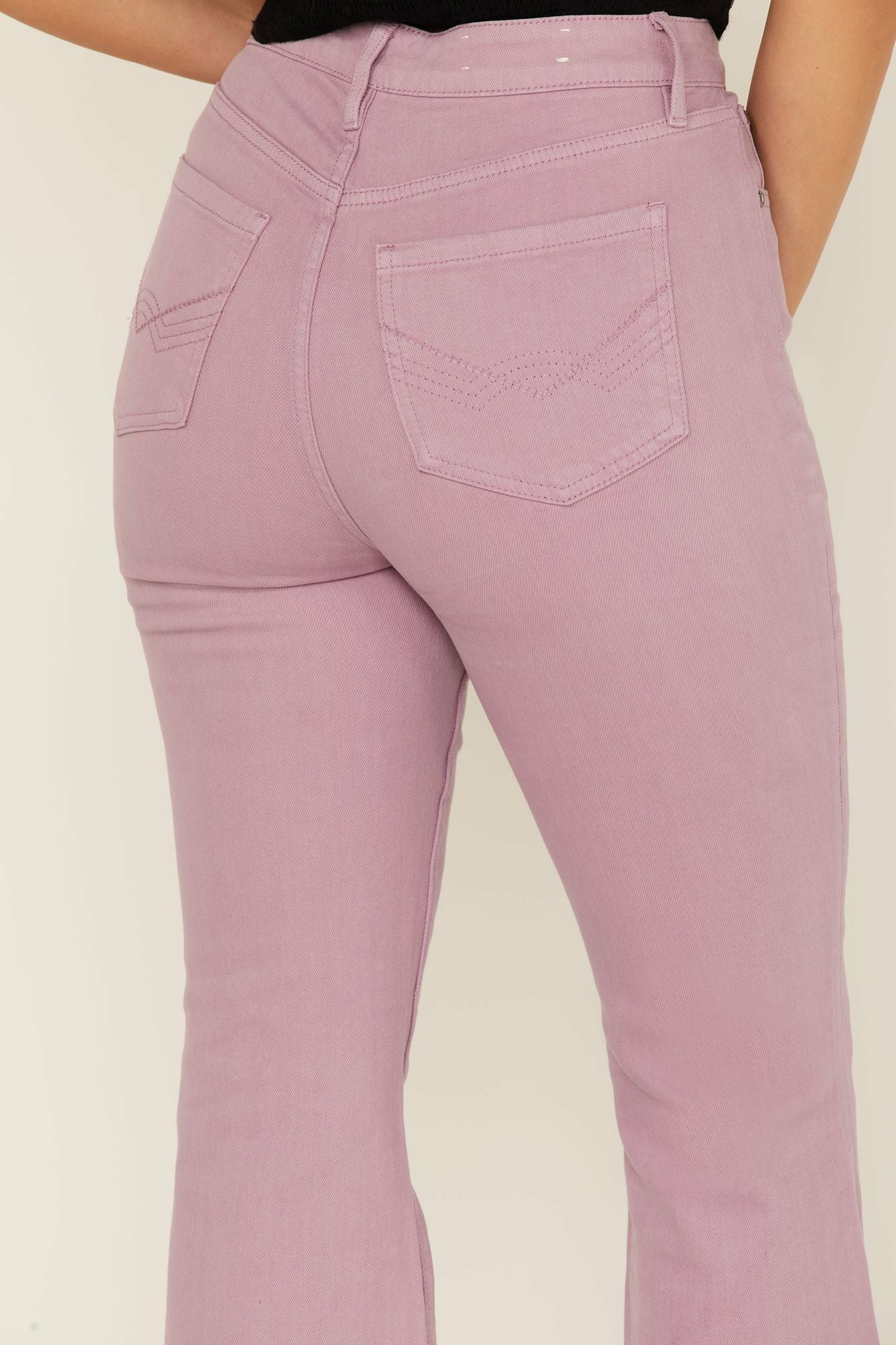 Idyllwind Dusty High Rise Flare Jeans Mauve