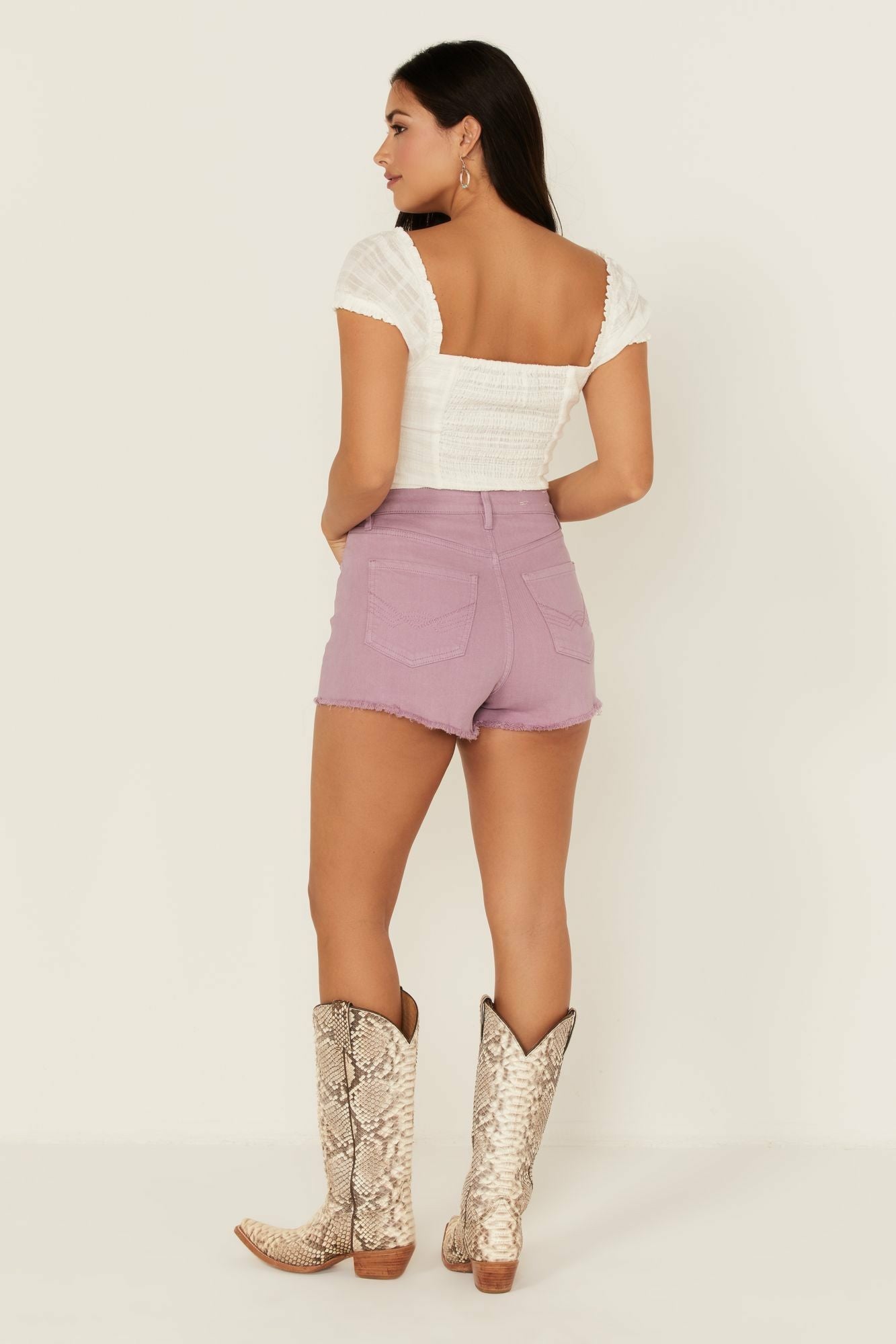 Idyllwind Dusty High Rise Shorts Mauve