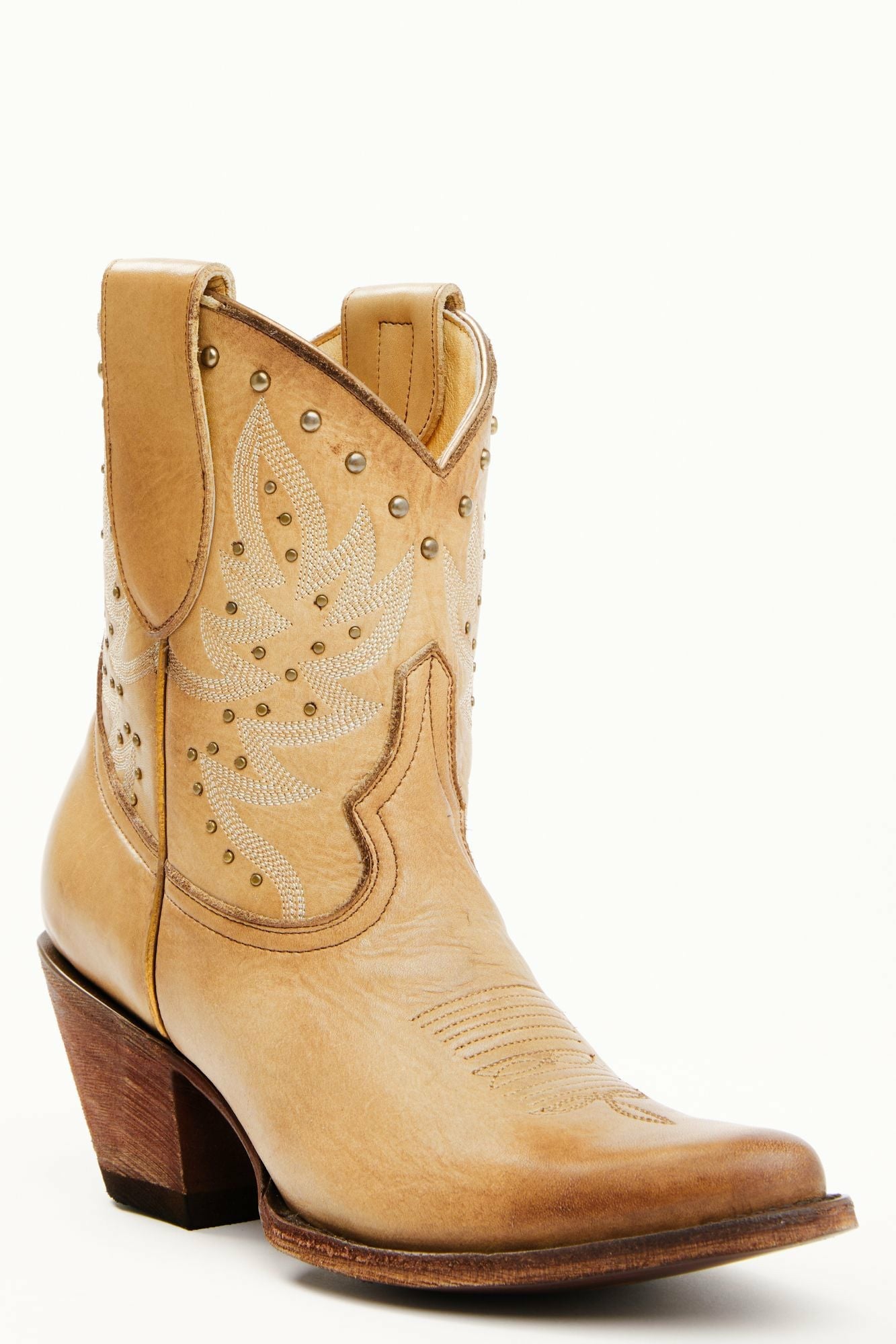 Idyllwind Bayou Western Fashion Booties - Round Toe Tan