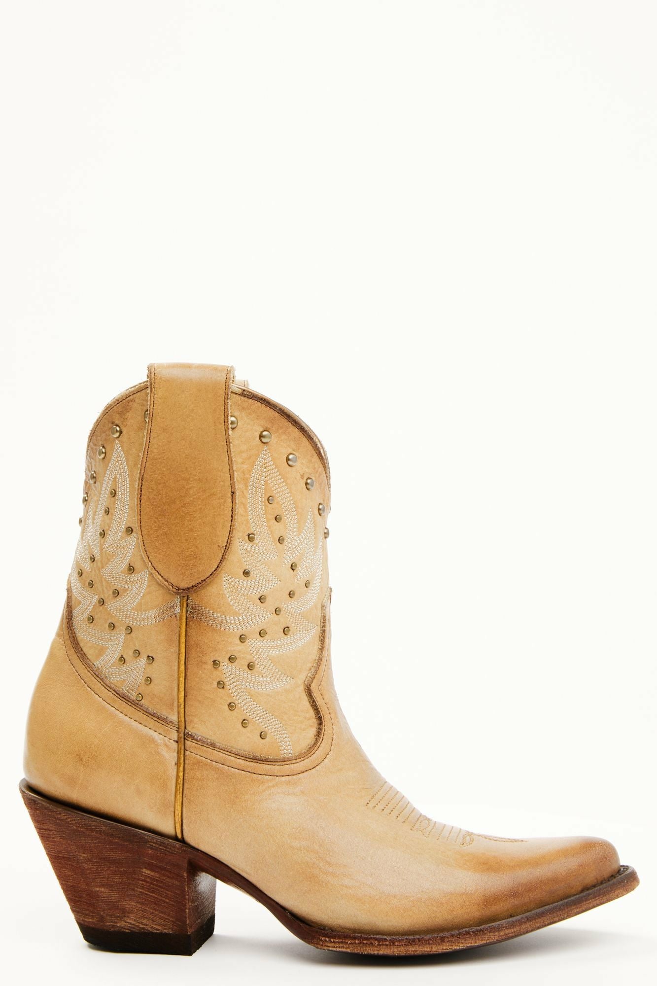 Idyllwind Bayou Western Fashion Booties - Round Toe Tan