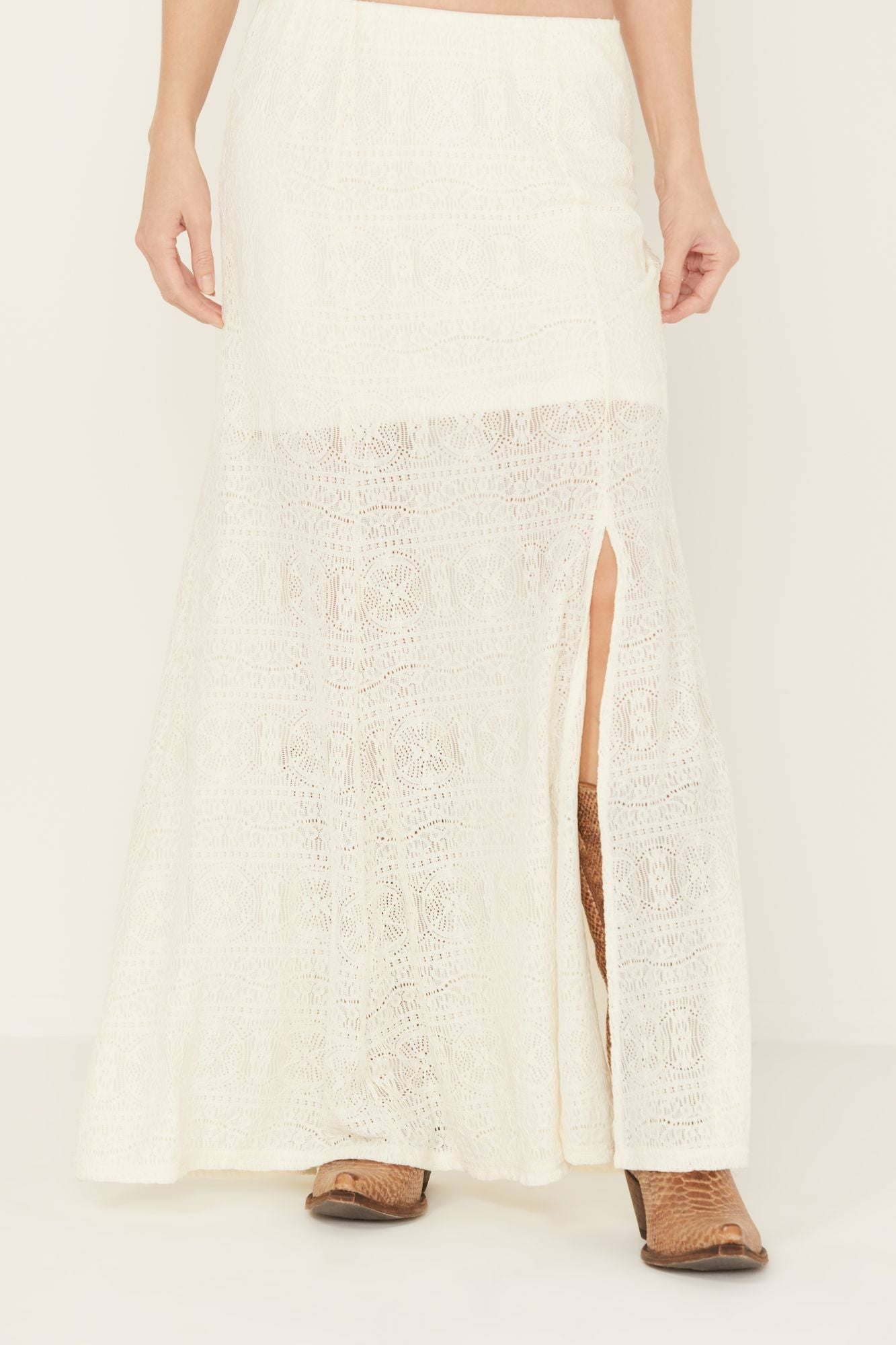 Idyllwind Montana Western Lady Maxi Skirt Ivory