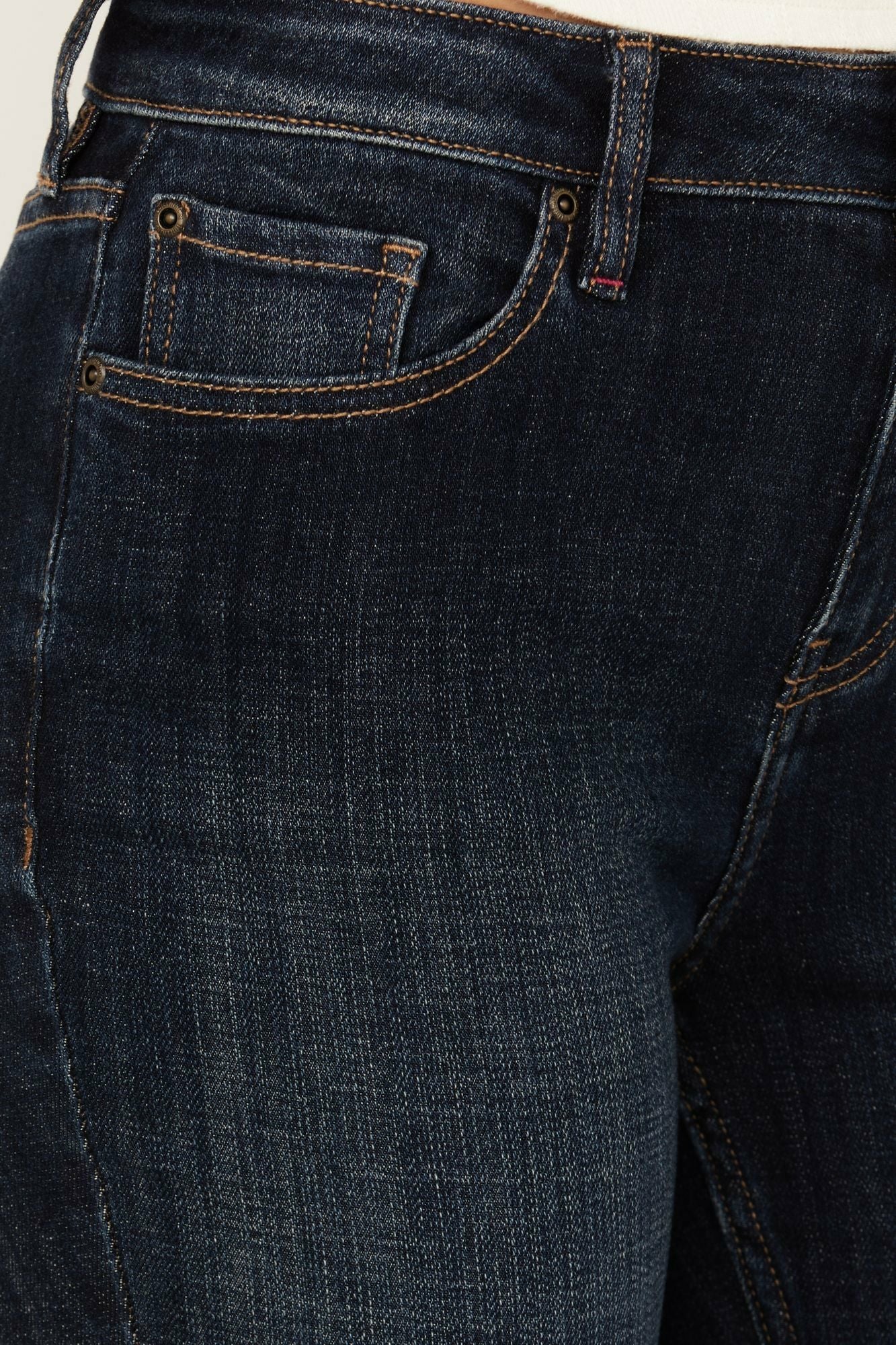 Idyllwind Vista Drive Outlaw Trouser Flare Super Dark Wash