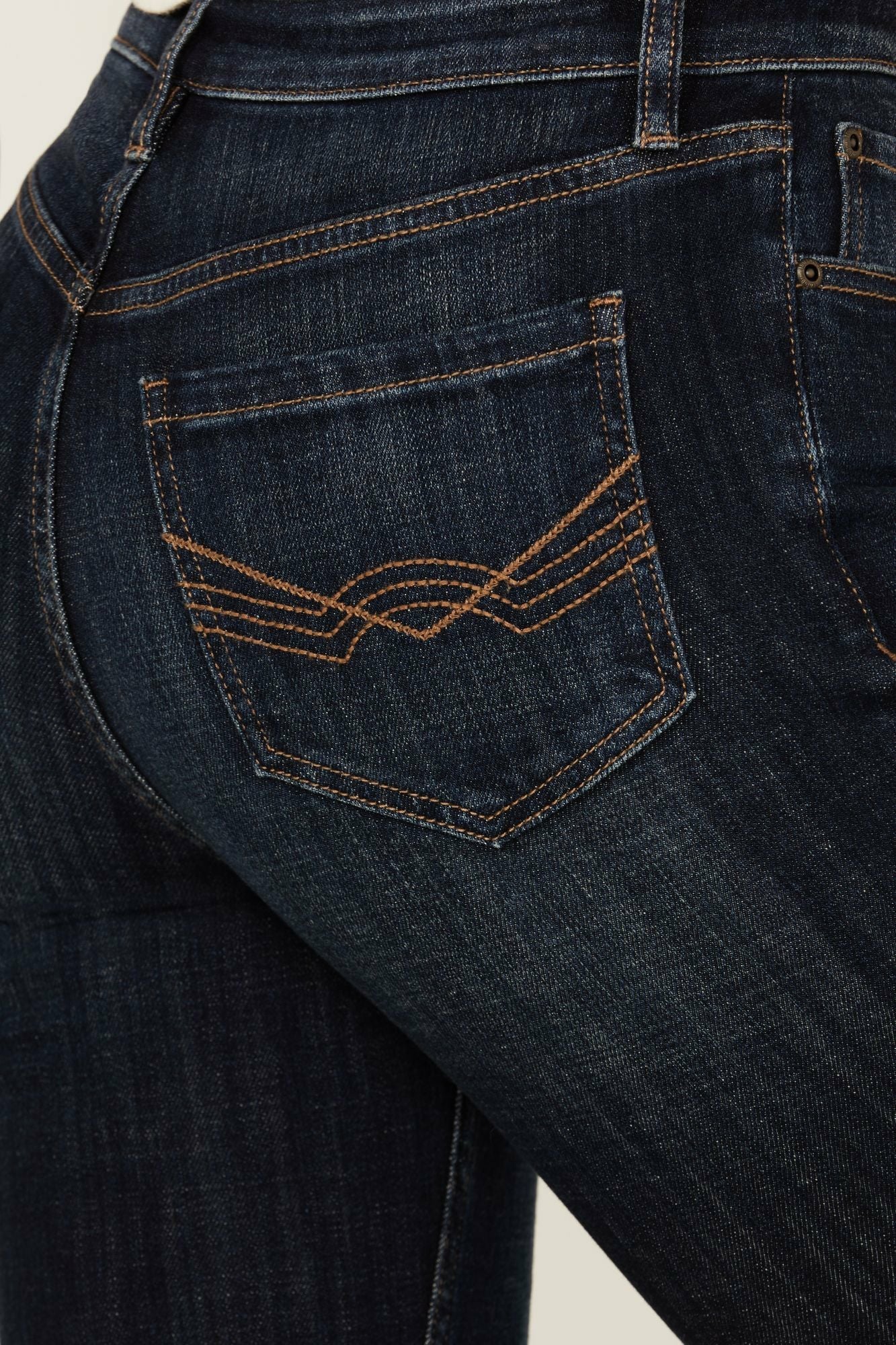 Idyllwind Vista Drive Outlaw Trouser Flare Super Dark Wash