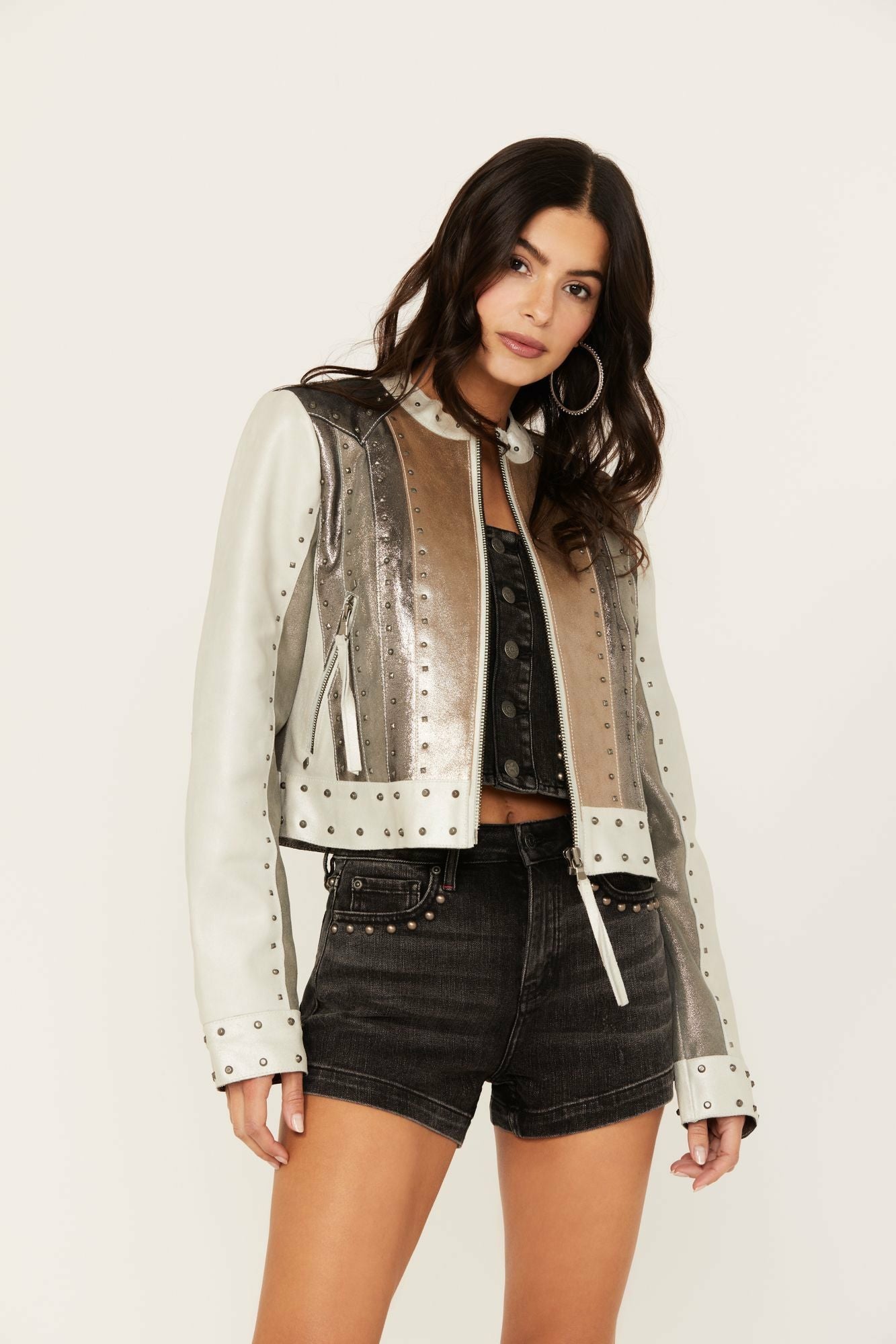 Idyllwind Desert Bloom Metallic Thunderbird Jacket Cherry