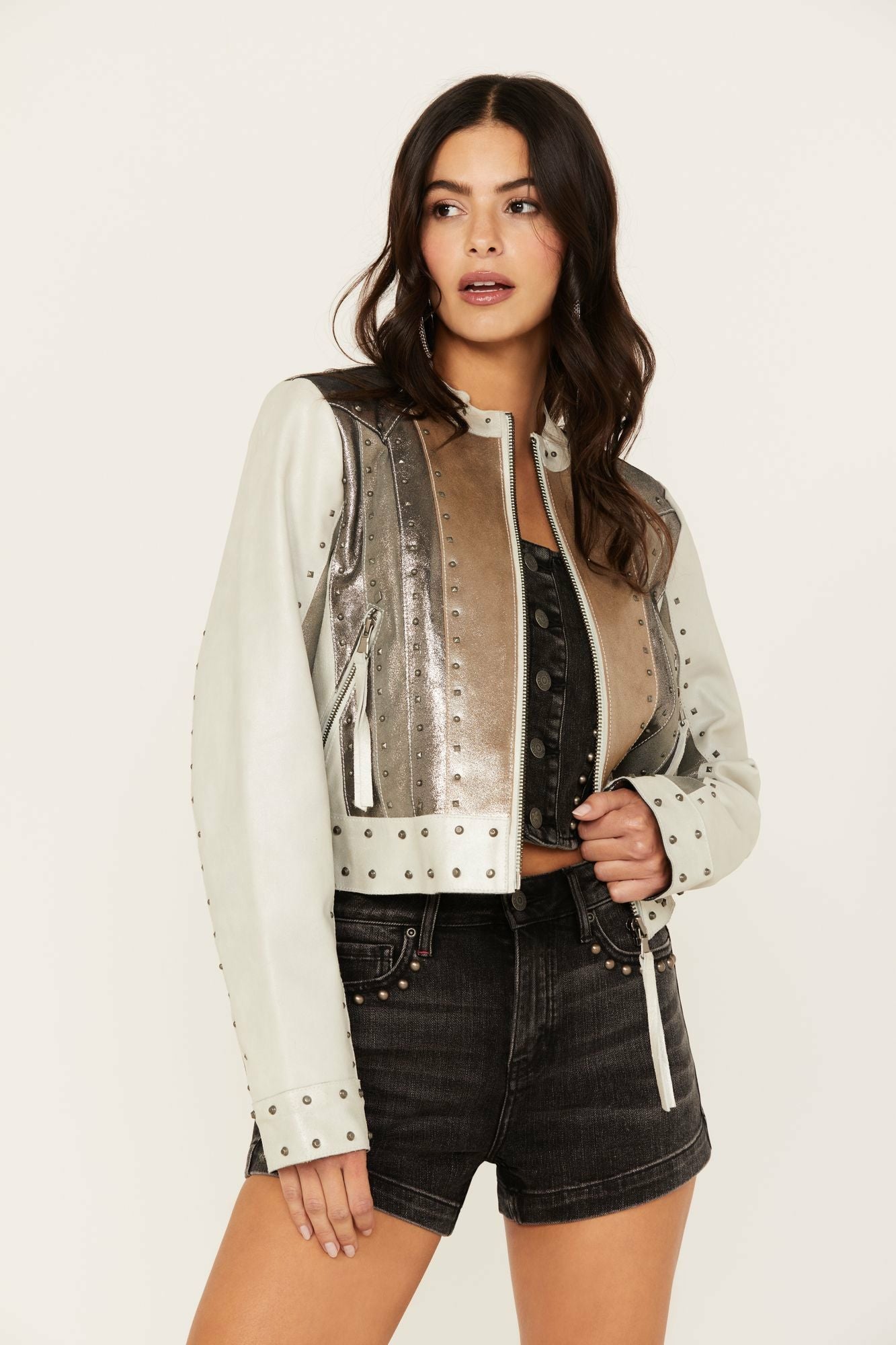 Idyllwind Desert Bloom Metallic Thunderbird Jacket Cherry