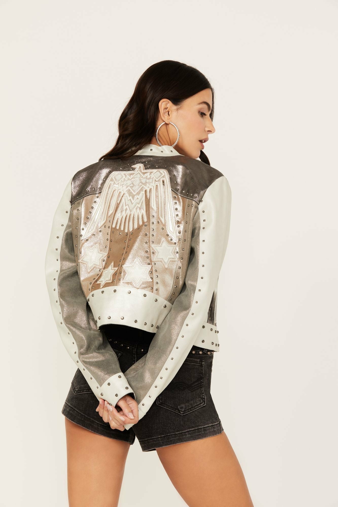 Idyllwind Desert Bloom Metallic Thunderbird Jacket Cherry