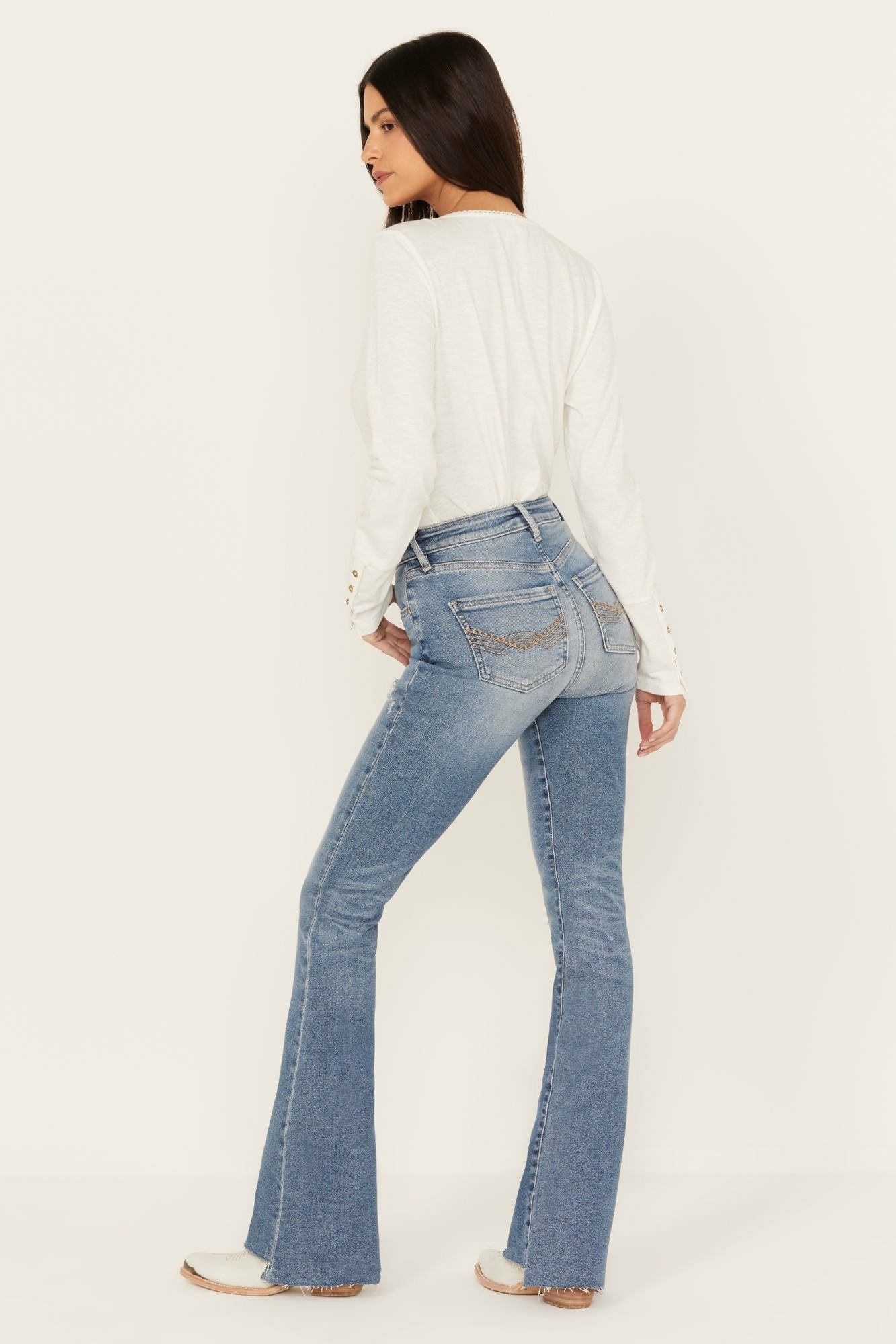 Idyllwind Glenrose Vintage Gypsy High Rise Bootcut Jeans Medium Wash