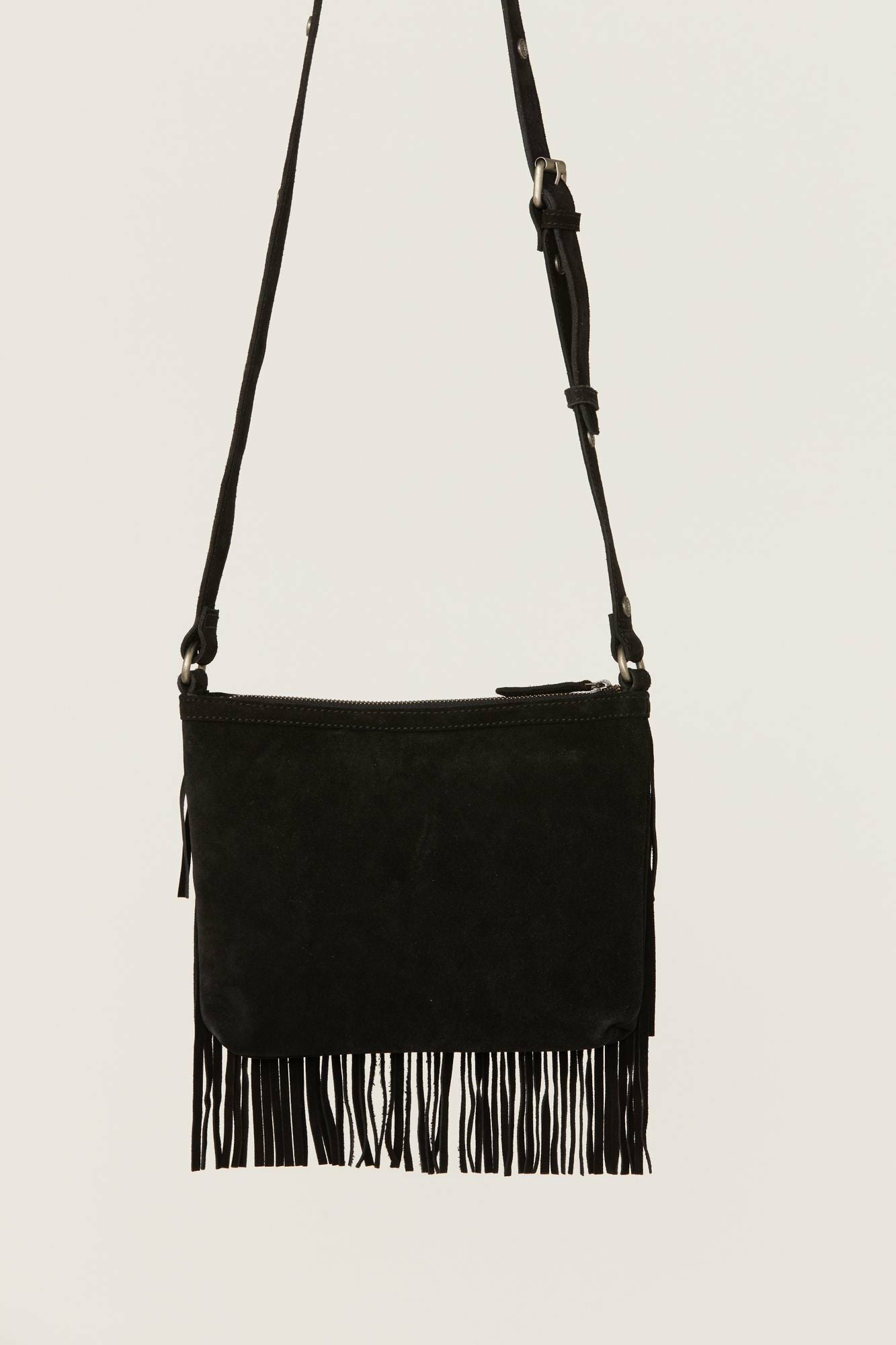 Idyllwind Darlington Court Suede Crossbody Handbag Black