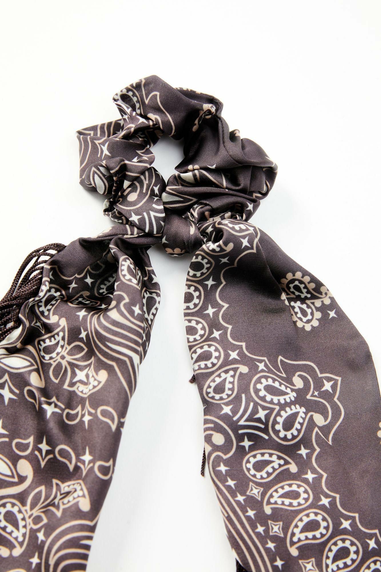 Idyllwind Annette Fringe Hair Scrunchies - 2 Pack Brown