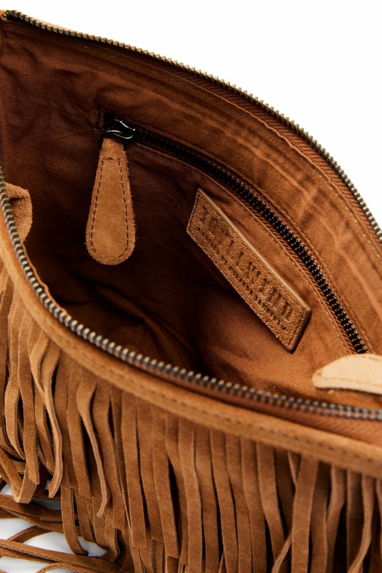 Idyllwind Darlington Court Suede Crossbody Handbag Lt Brown