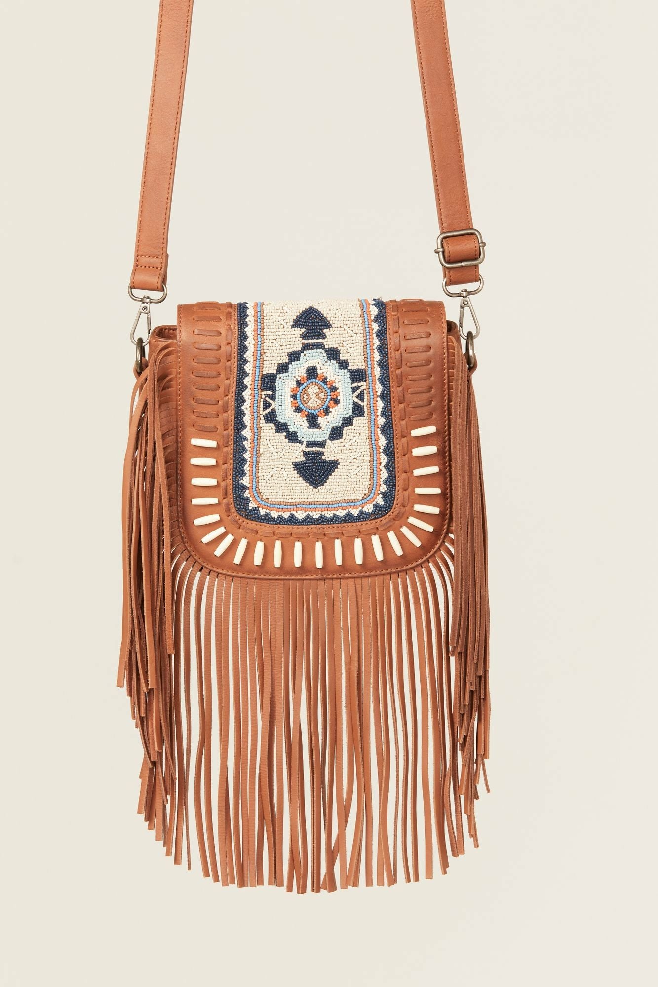 Idyllwind Shiloh Fringe Crossbody Handbag Medium Brown
