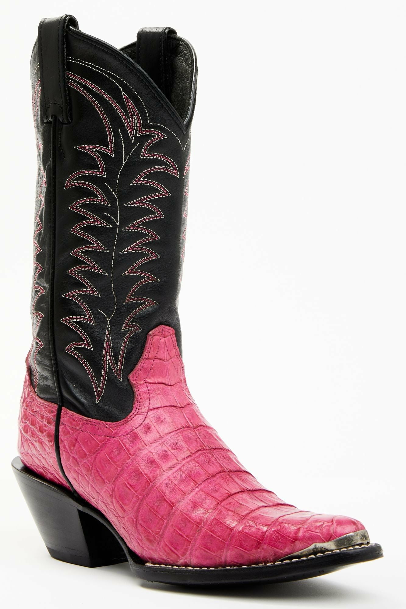 Idyllwind All In Exotic Caiman Western Boots - Pointed Toe Fuchsia